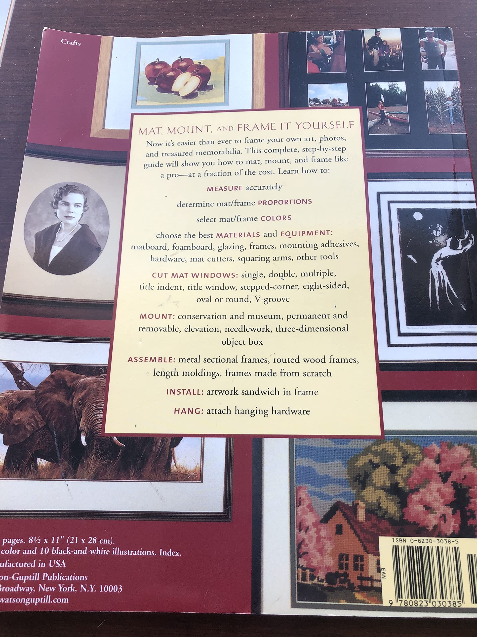 Mat, Mount and Frame It Yourself used book depot