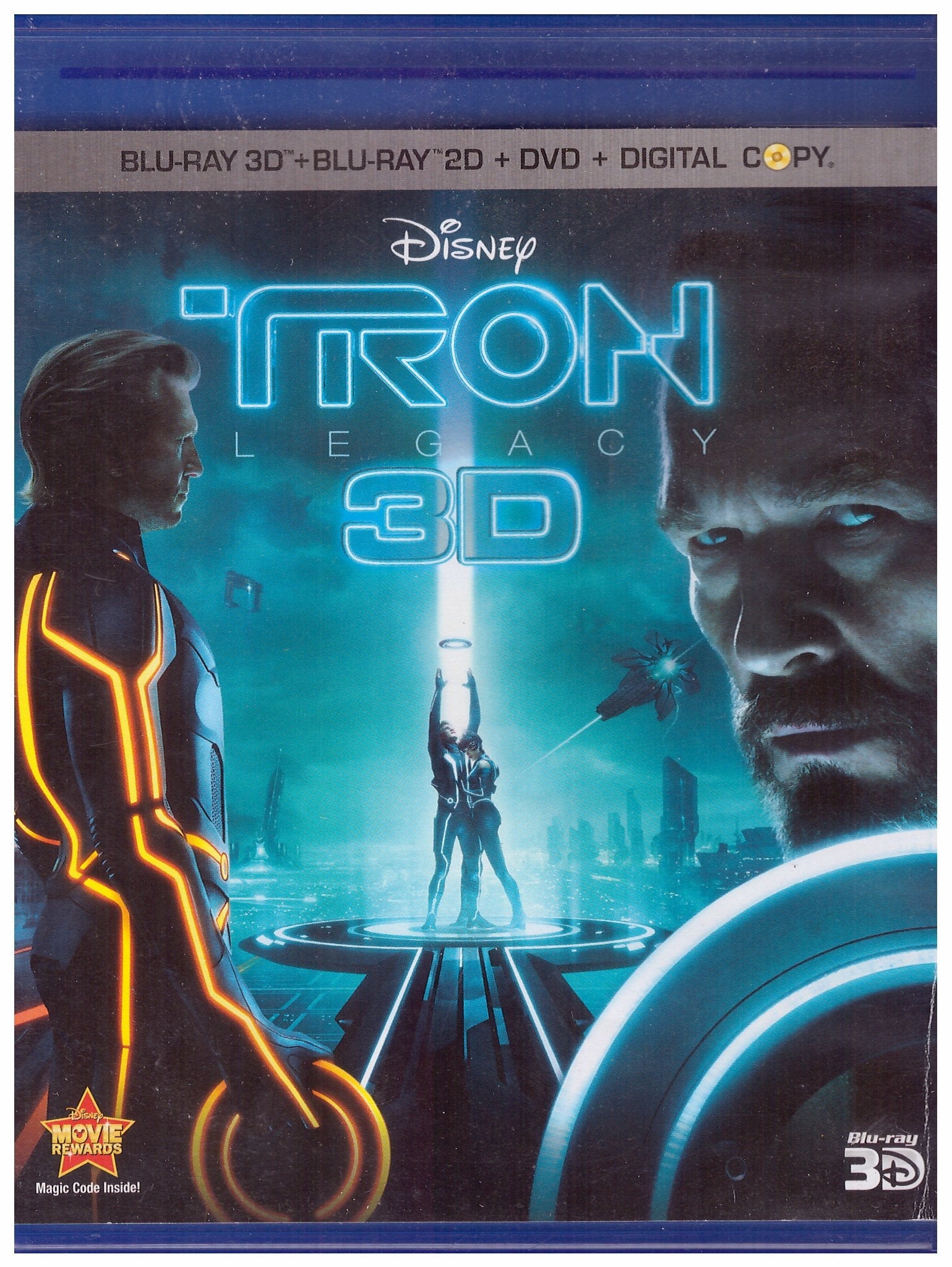Tron: Legacy (Four-Disc Combo: Blu-ray 3D / Blu-ray / DVD / Digital Copy) [3D Blu-ray] used book depot