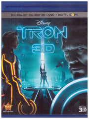 Tron: Legacy (Four-Disc Combo: Blu-ray 3D / Blu-ray / DVD / Digital Copy) [3D Blu-ray] used book depot