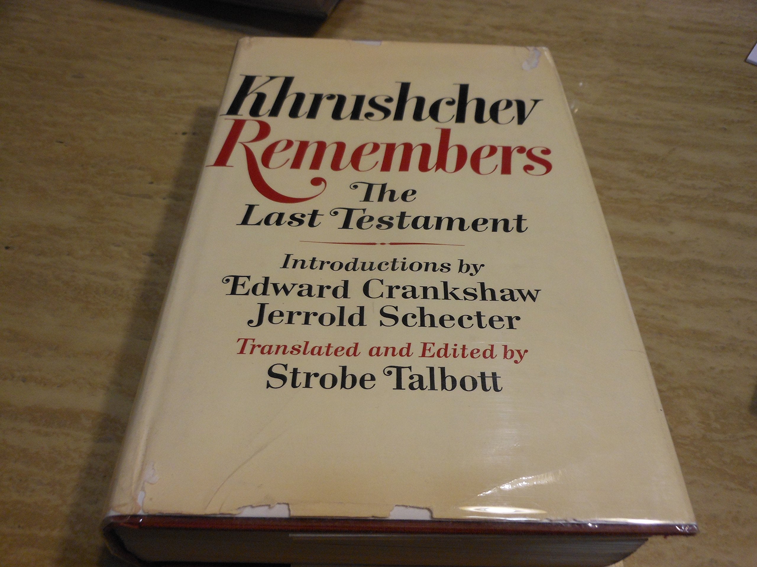 Khrushchev Remembers: The Last Testament (Illustrated) used book depot
