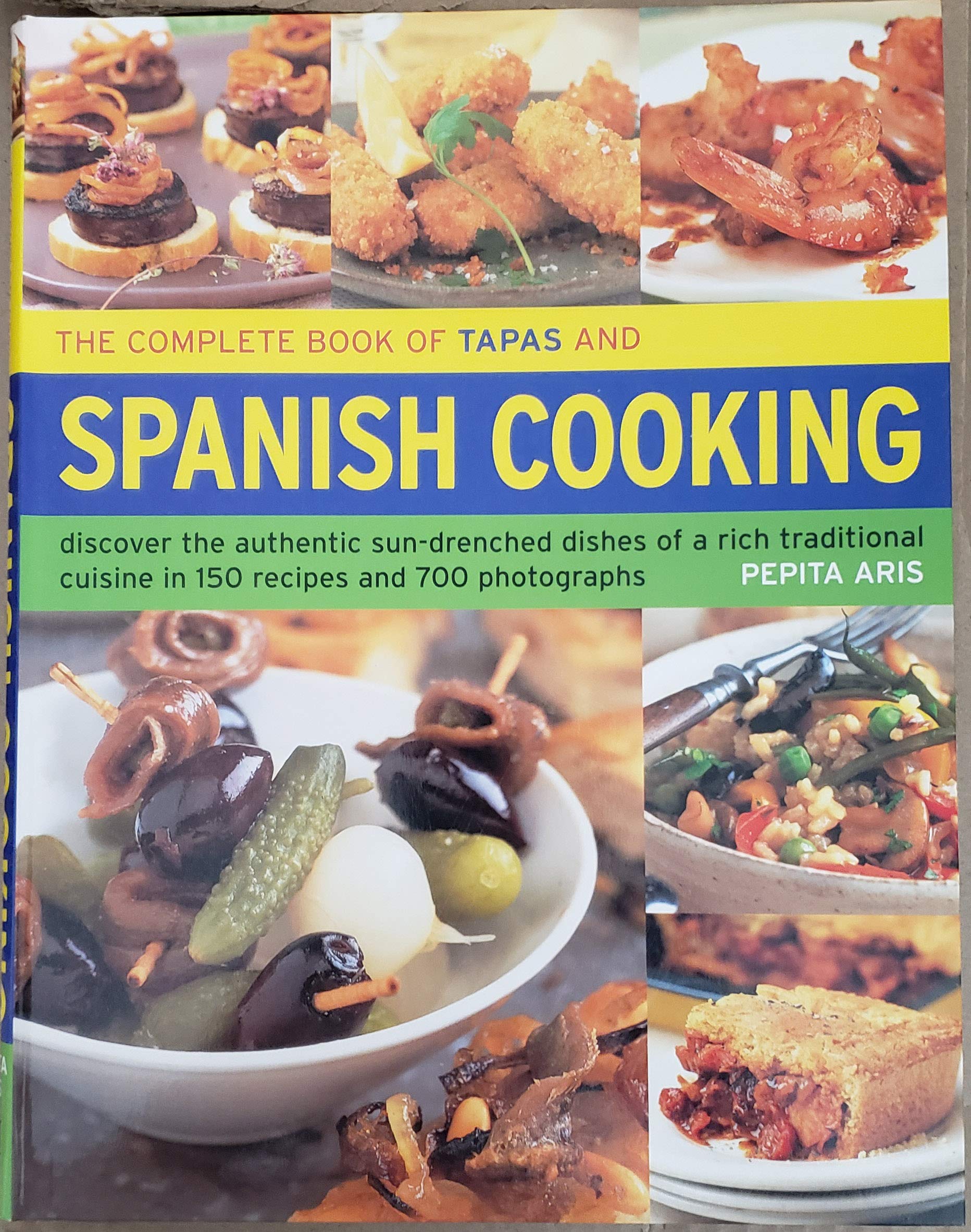 Spanish Over 150 Mounthwatering Step-By-Step Recipes used book depot
