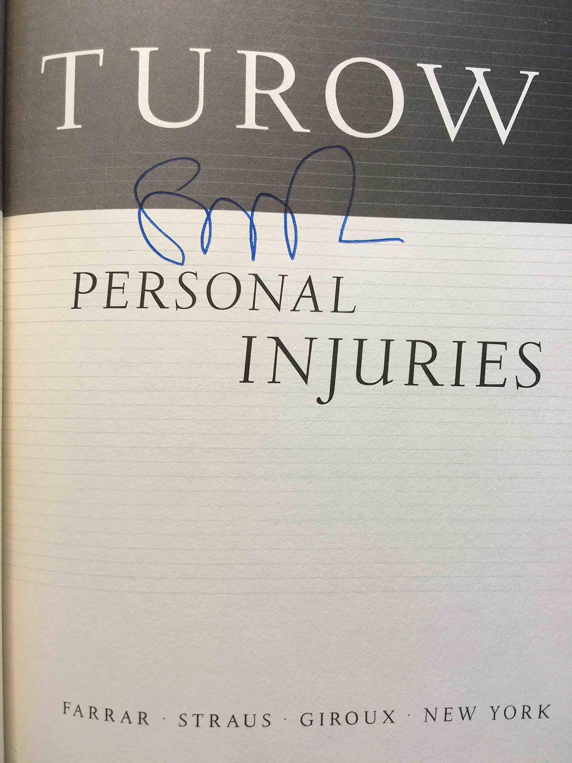 Personal Injuries (Scott Turow) used book depot