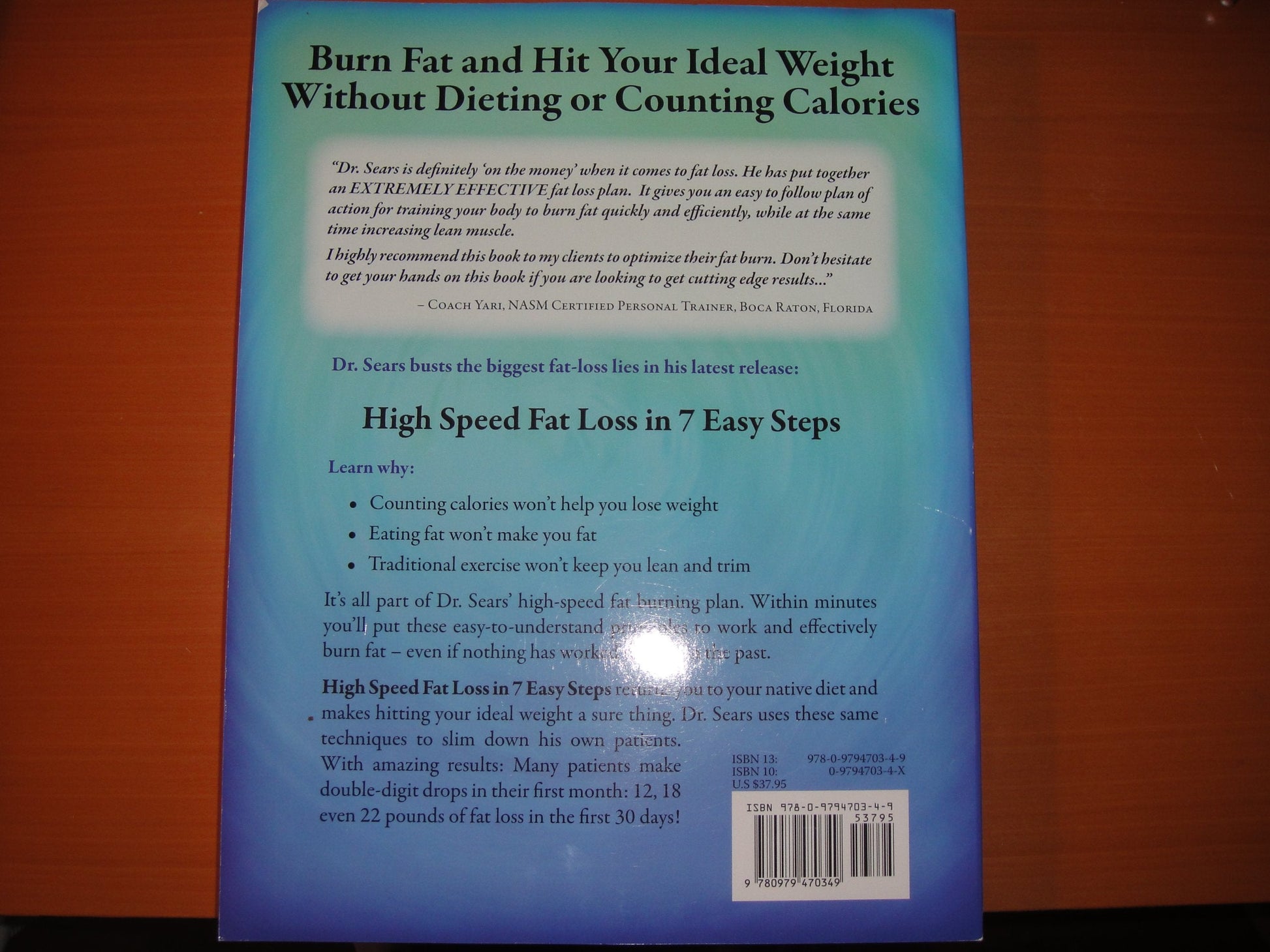 Dr. Sears' High Speed Fat Loss in 7 Easy Steps used book depot
