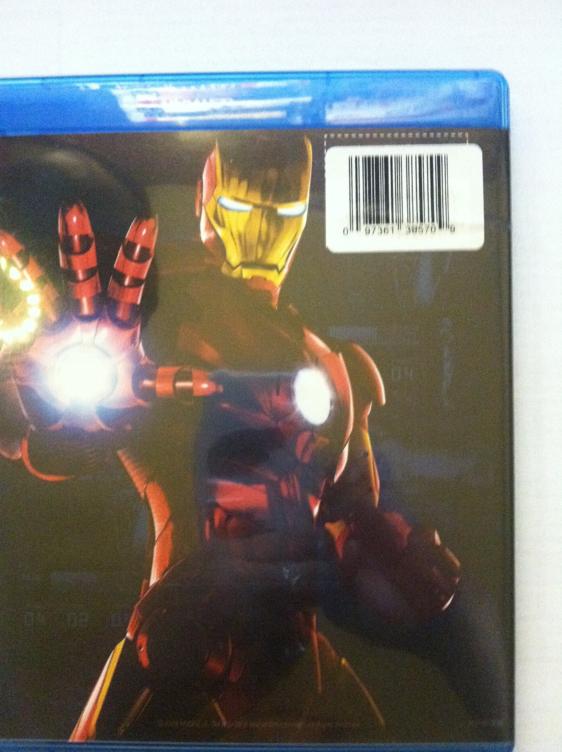 Iron Man (Two-Disc Ultimate Edition + BD Live) [Blu-ray] used book depot