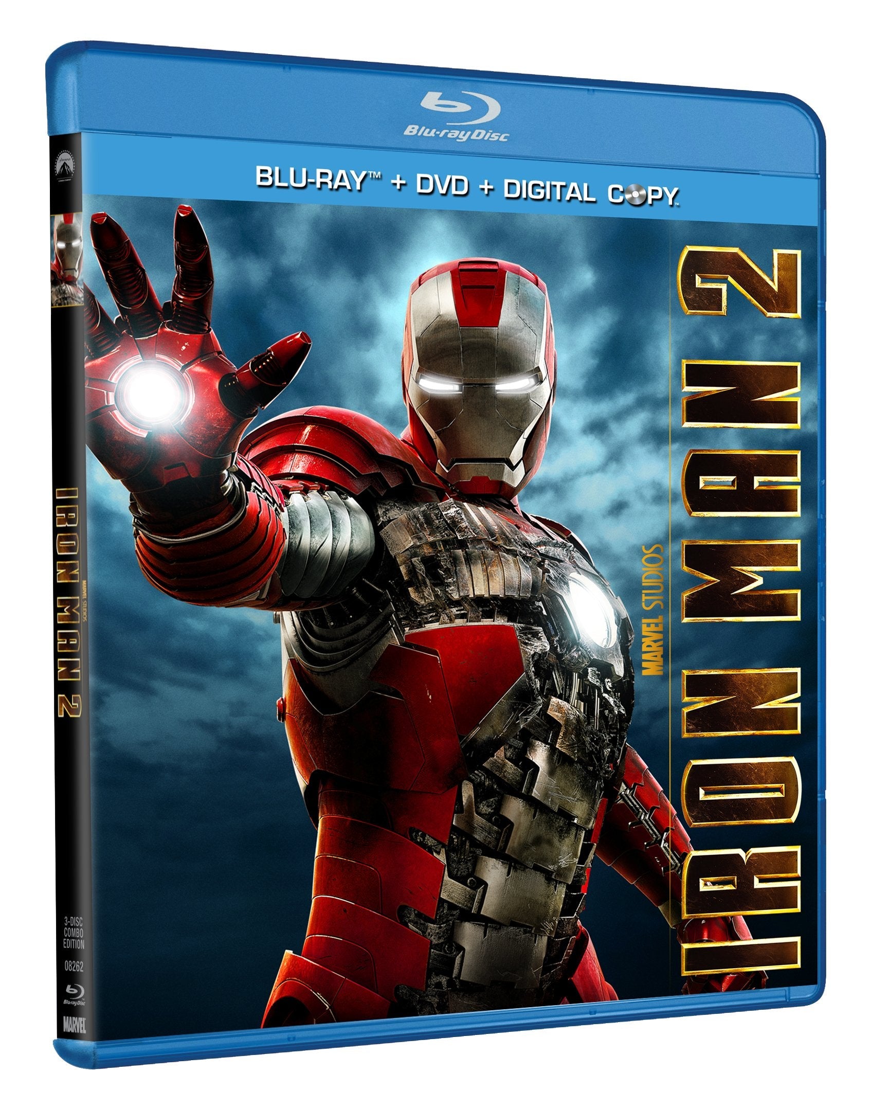 Iron Man 2 (Three-Disc Blu-ray/DVD + Digital Copy) used book depot
