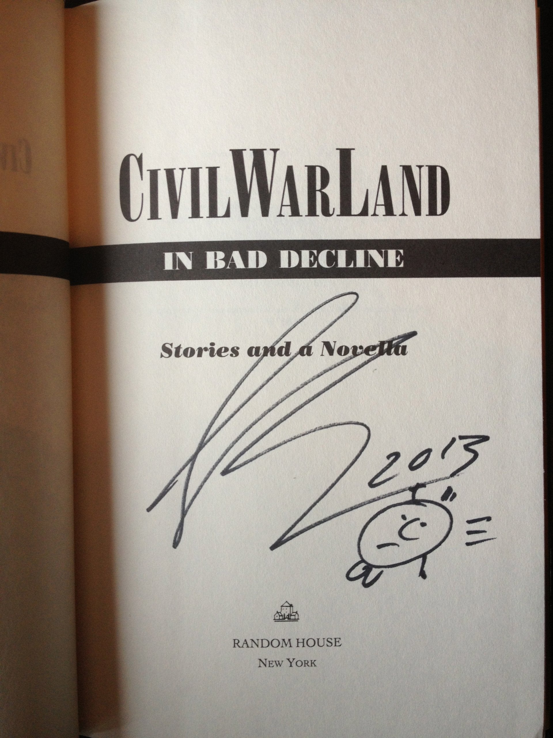 CivilWarLand in Bad Decline: Stories and a Novella