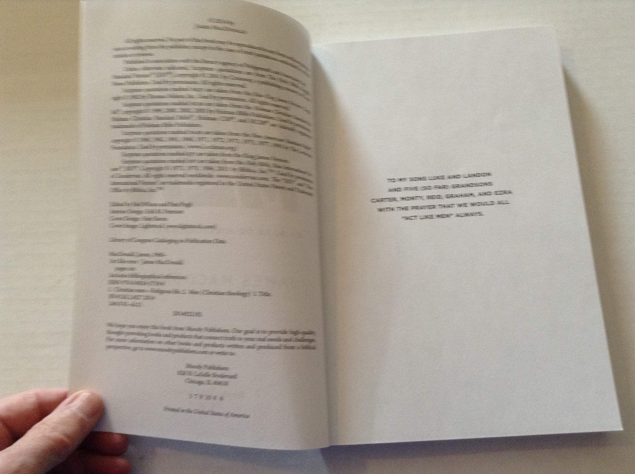 Act Like Men: 40 Days to Biblical Manhood used book depot