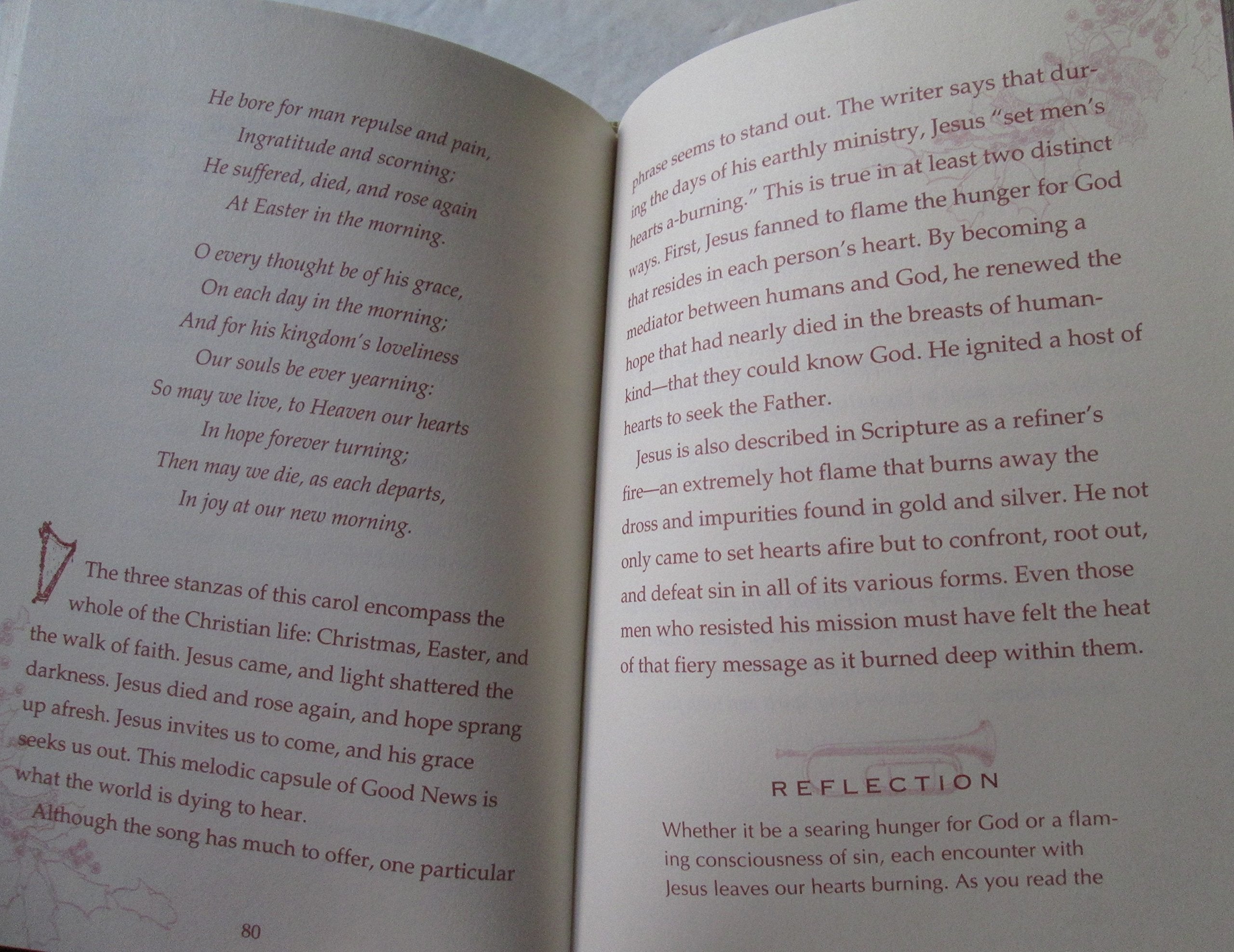 Christ in the Carols: Thirty-one devotionals for Christmas and Advent used book depot