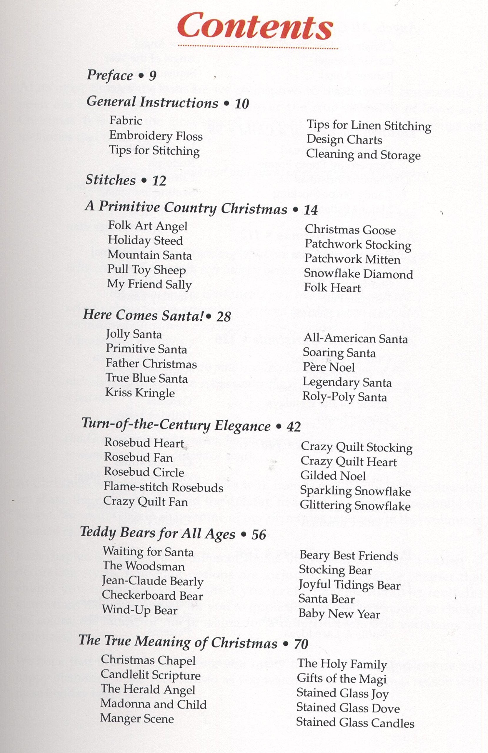 100 Cross-Stitch Christmas Ornaments used book depot