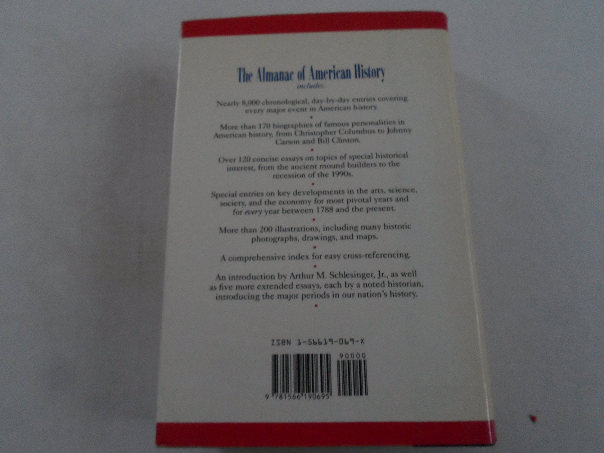 Almanac of American History used book depot