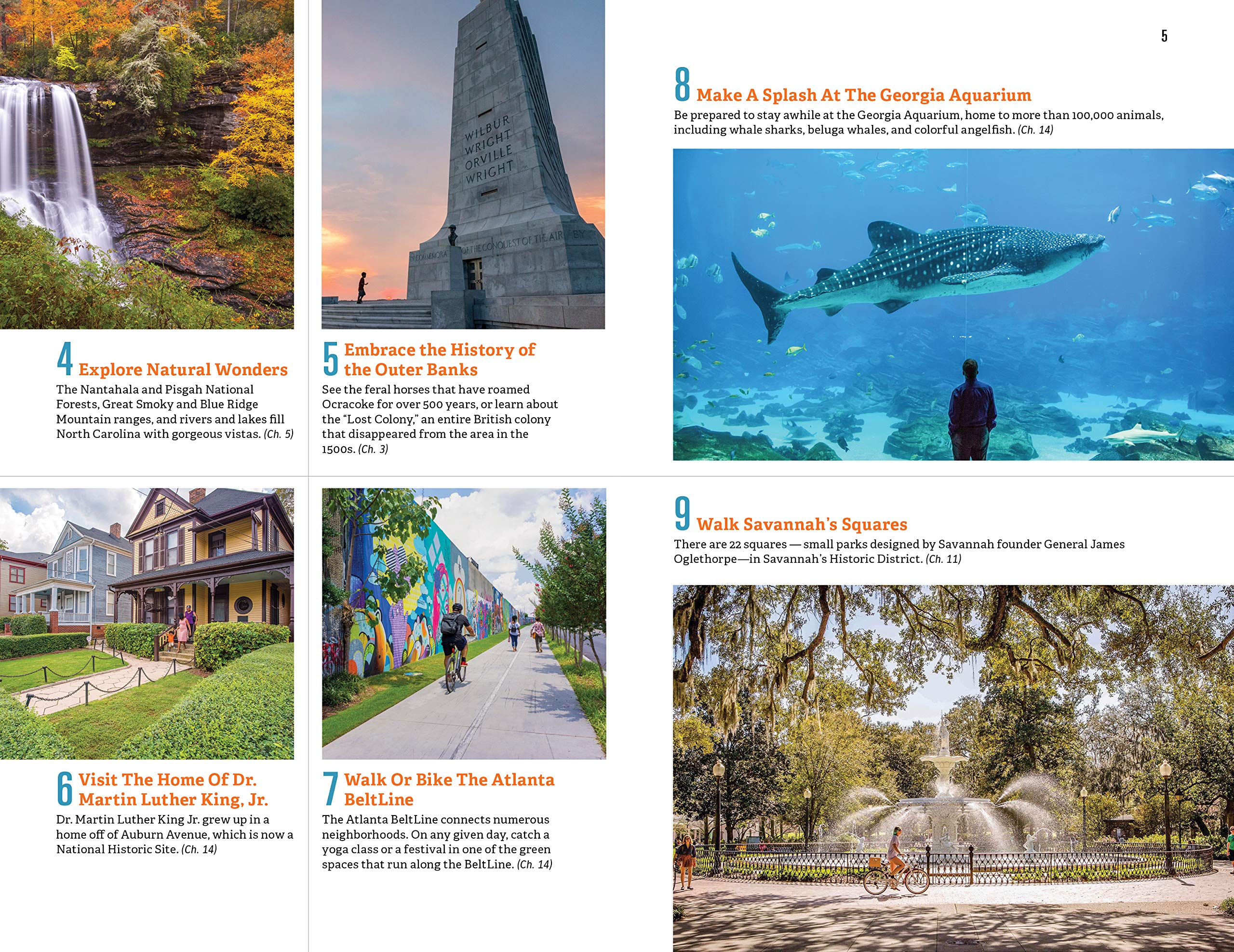 Fodor's The Carolinas & Georgia (Fodor's Travel Guide) used book depot