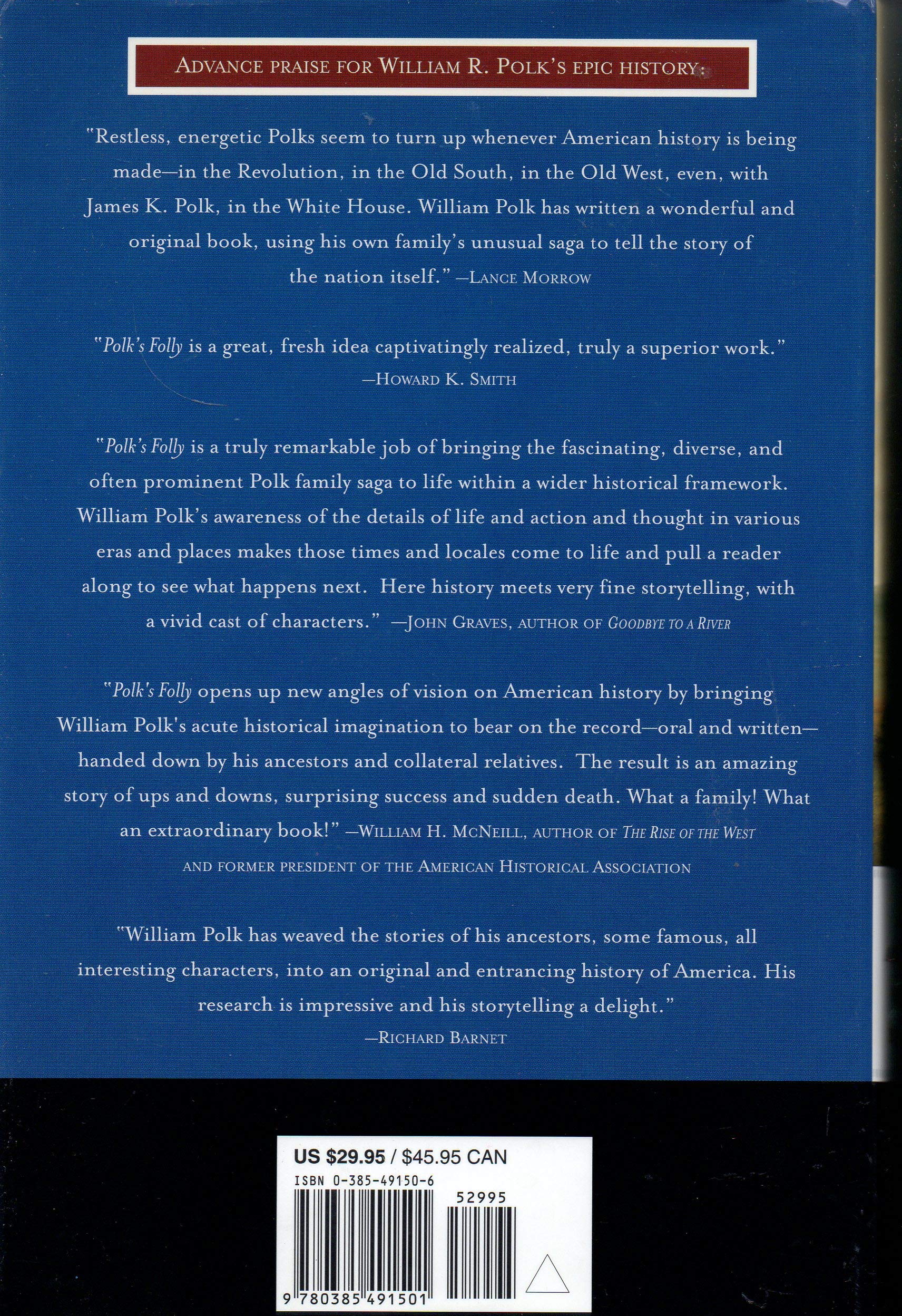 Polk's Folly: An American Family History used book depot