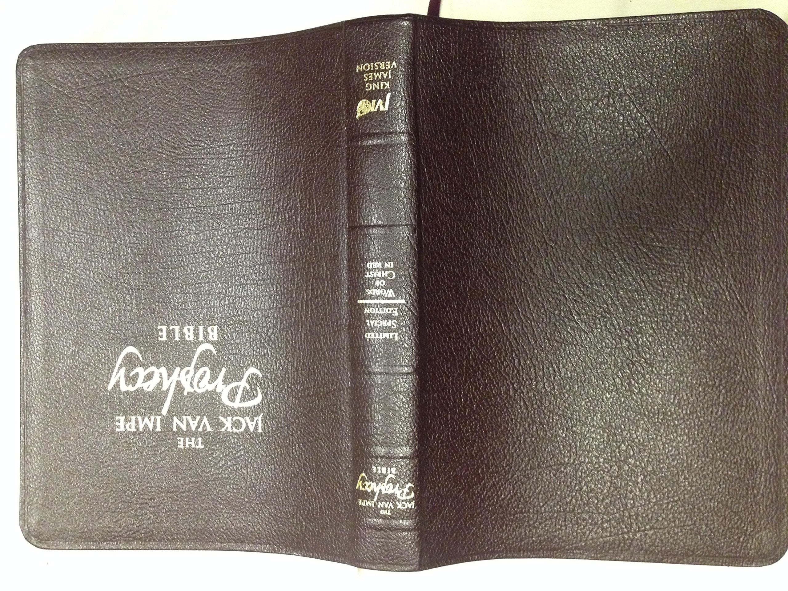 Jack Van Impe Prophecy Bible (Special Limited Edition /Words of Christ in Red) used book depot