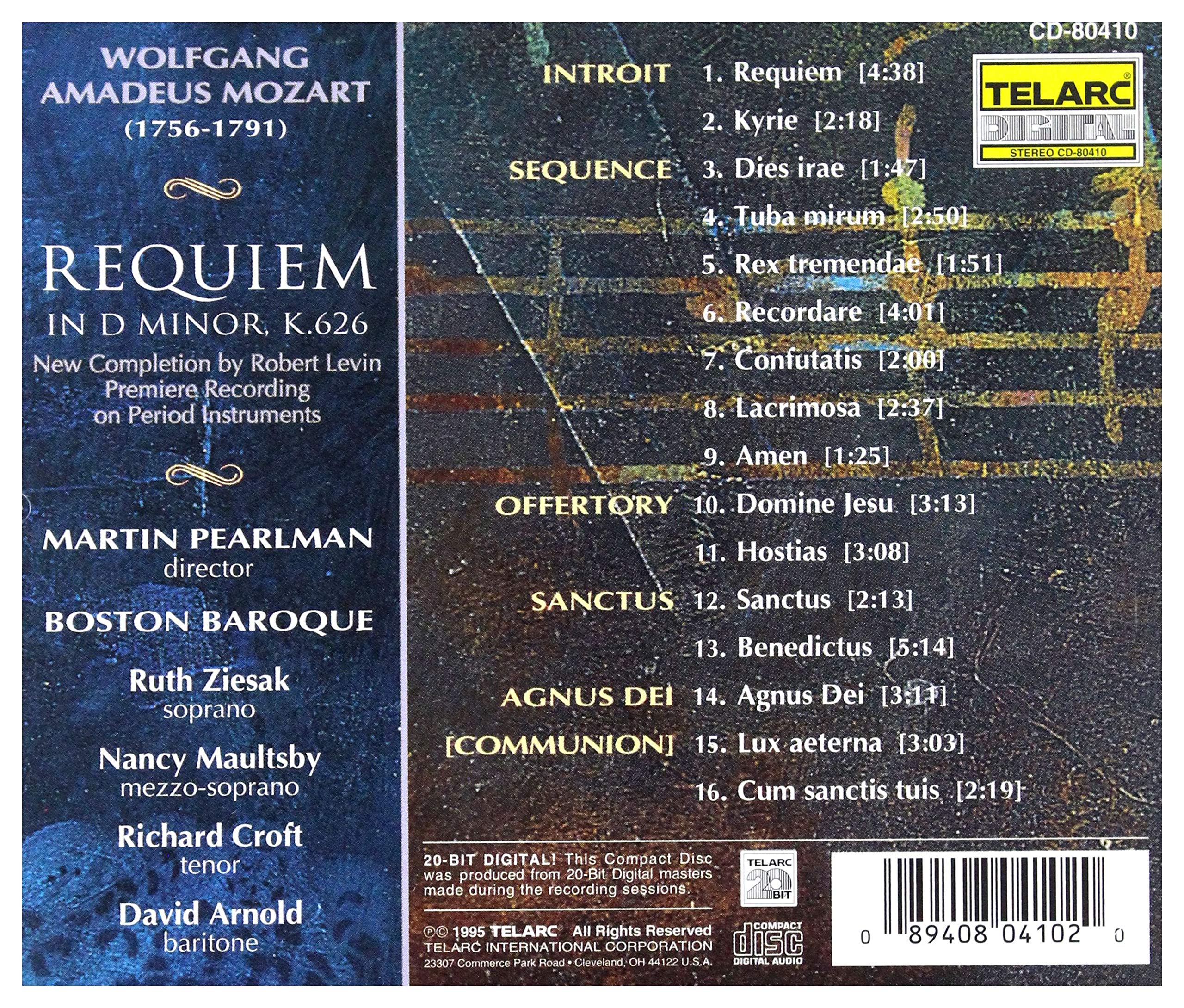 Mozart: Requiem used book depot