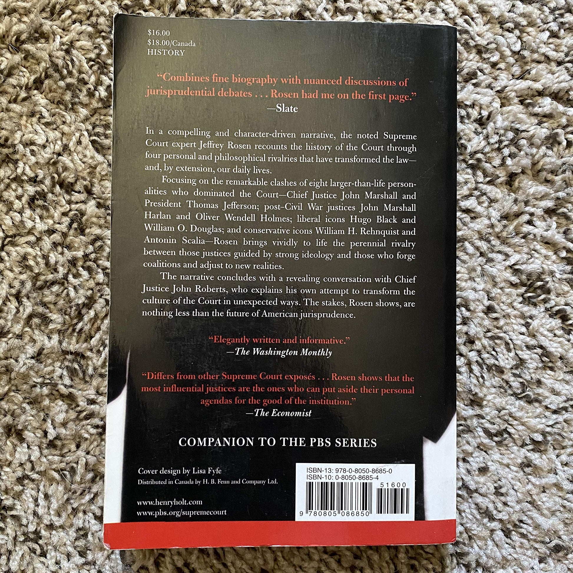 The Supreme Court: The Personalities and Rivalries That Defined America used book depot