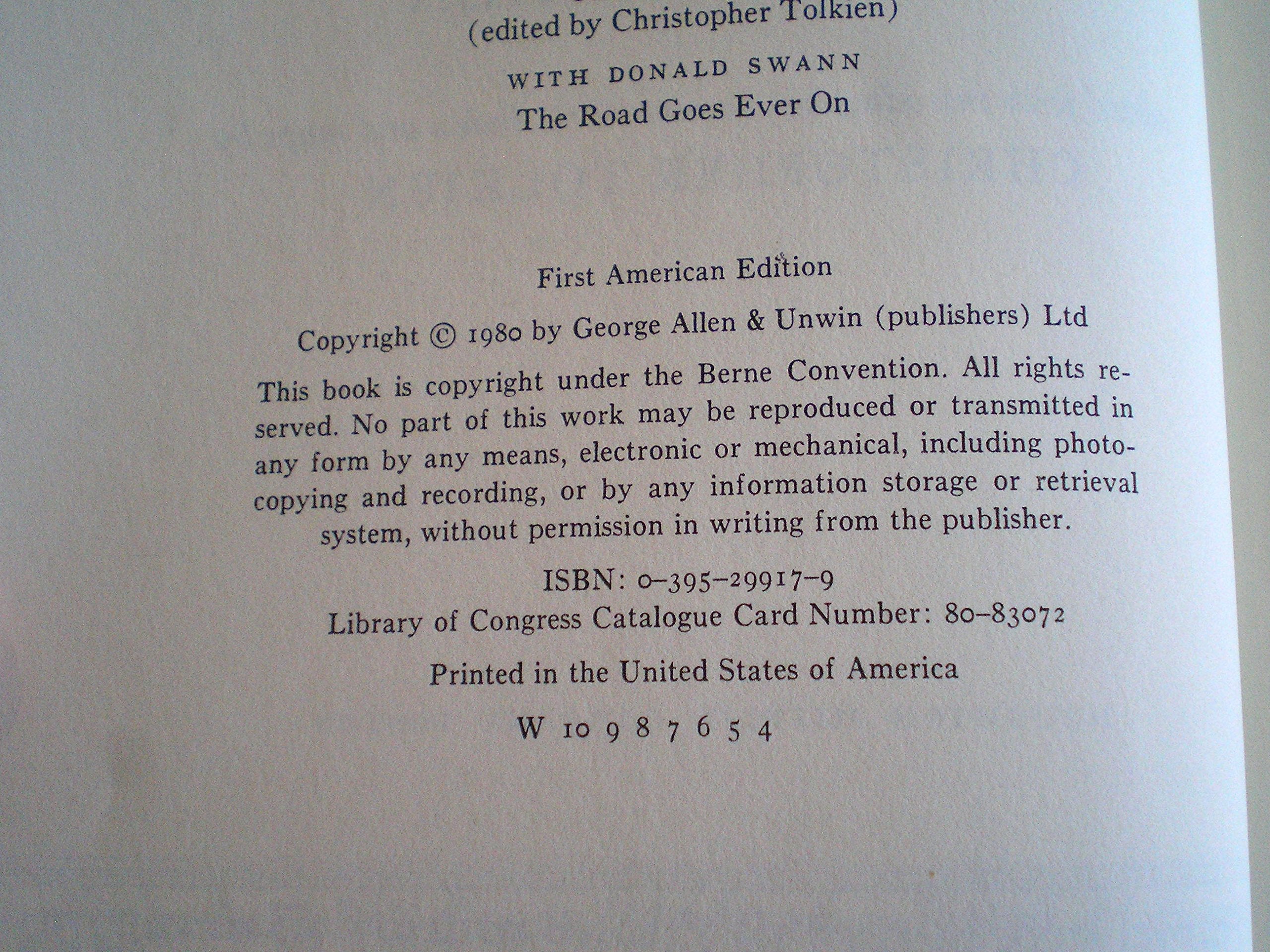 Unfinished Tales of Numenor and Middle-earth used book depot