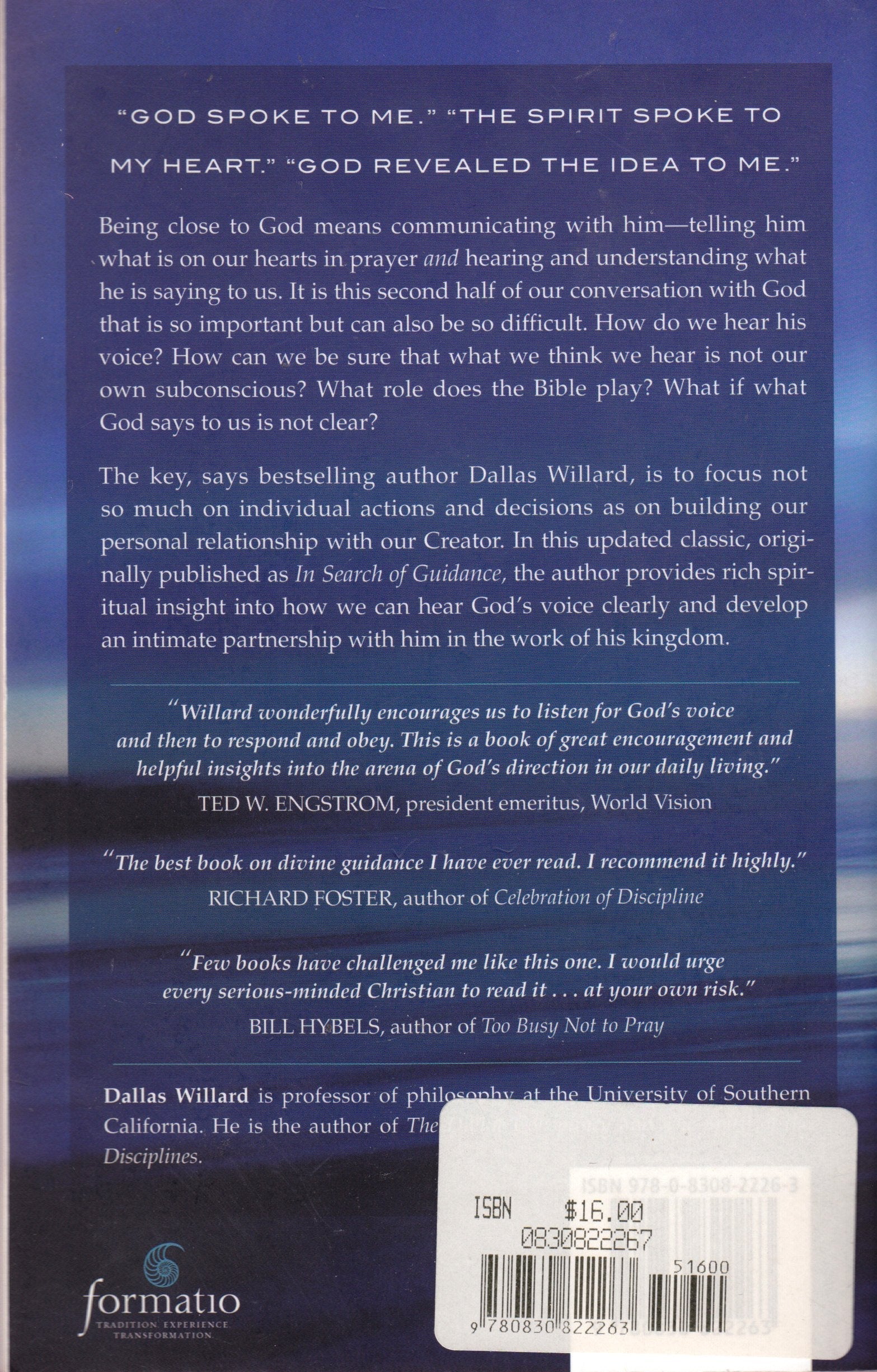 Hearing God: Developing a Conversational Relationship with God used book depot