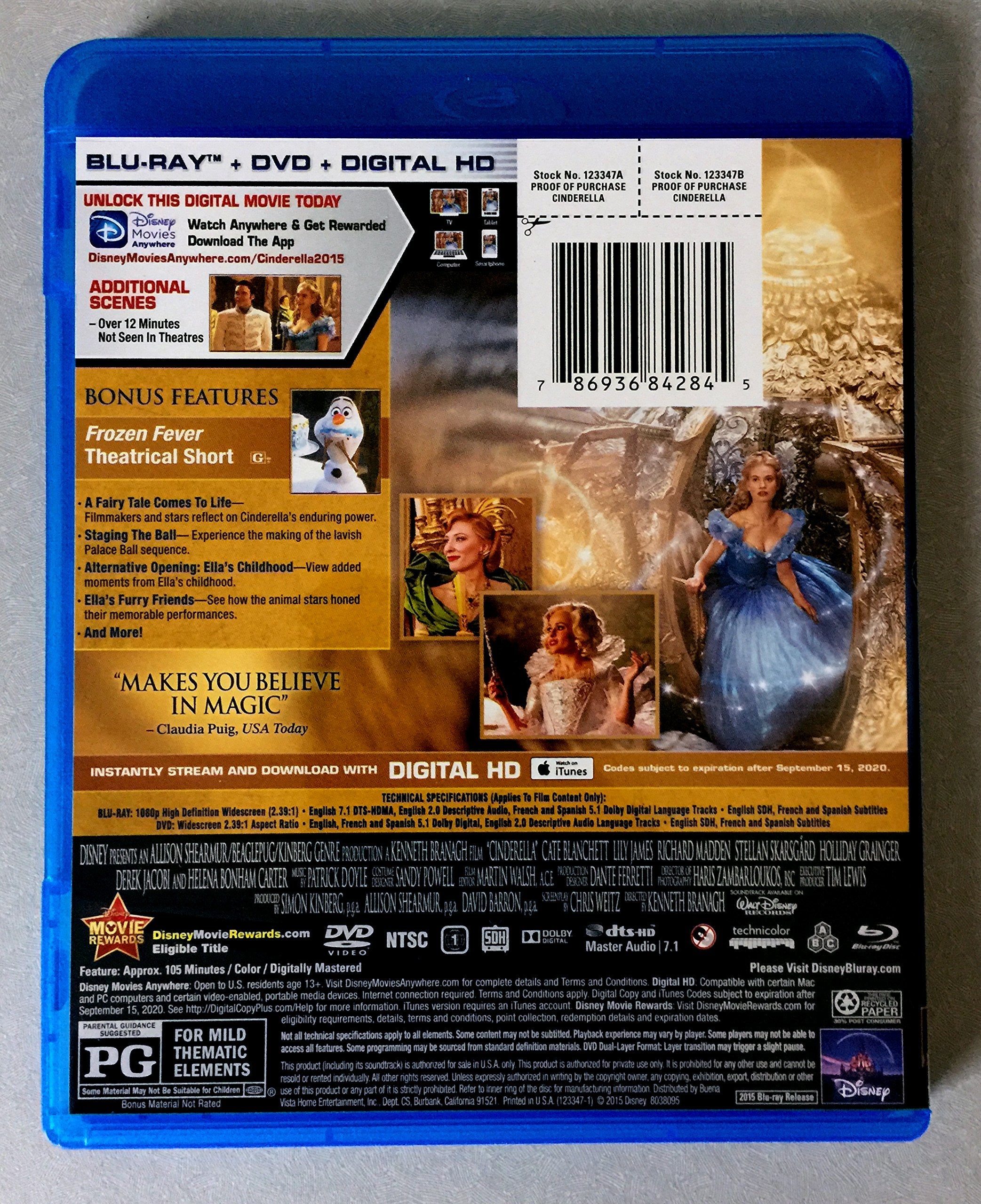 Cinderella [Blu-ray] used book depot