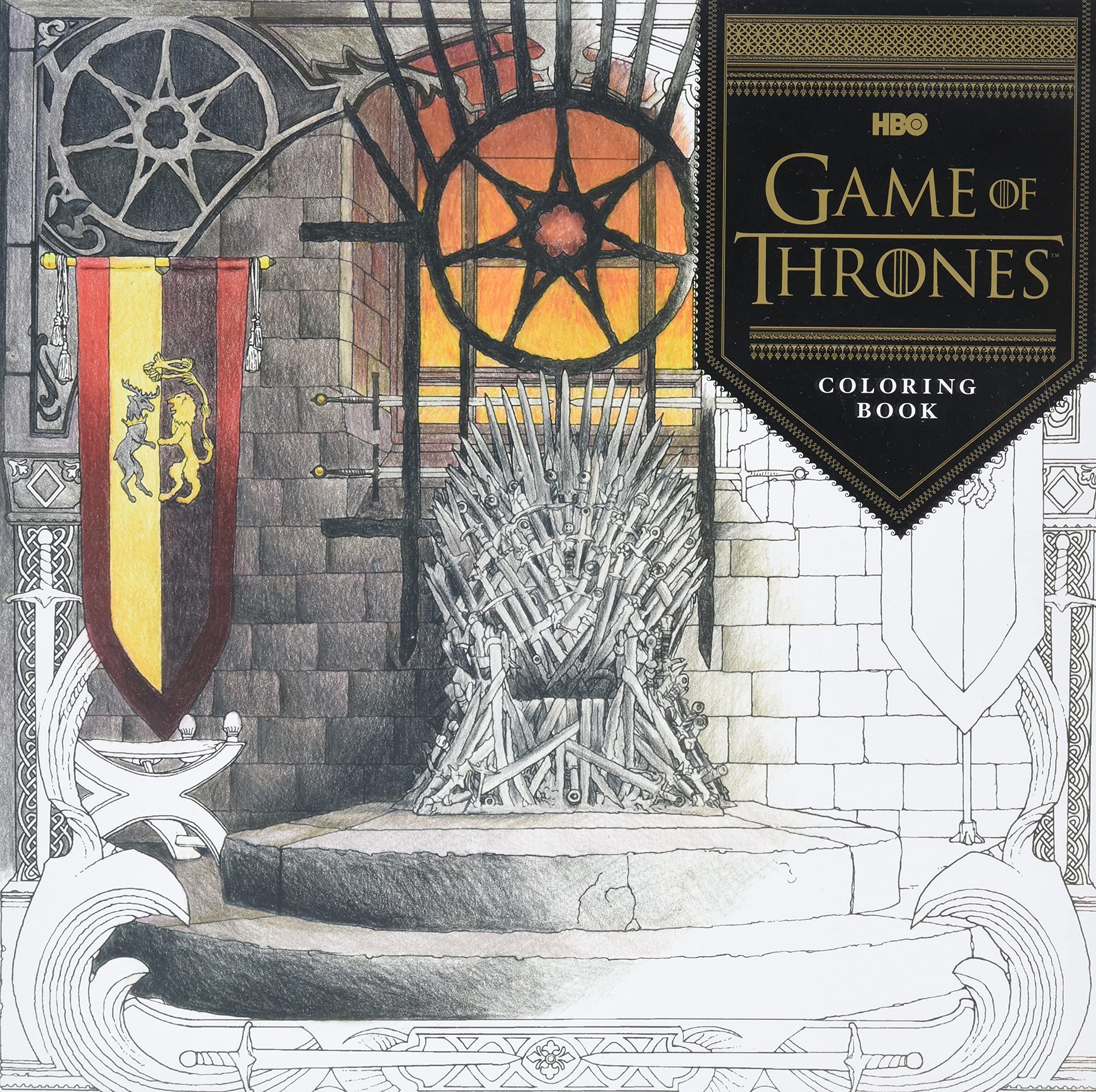 HBO's Game of Thrones Coloring Book: (Game of Thrones Accessories, Game of Thrones Party Gifts, GOT Gifts for Women and Men) (Game of Thrones x Chronicle Books) used book depot
