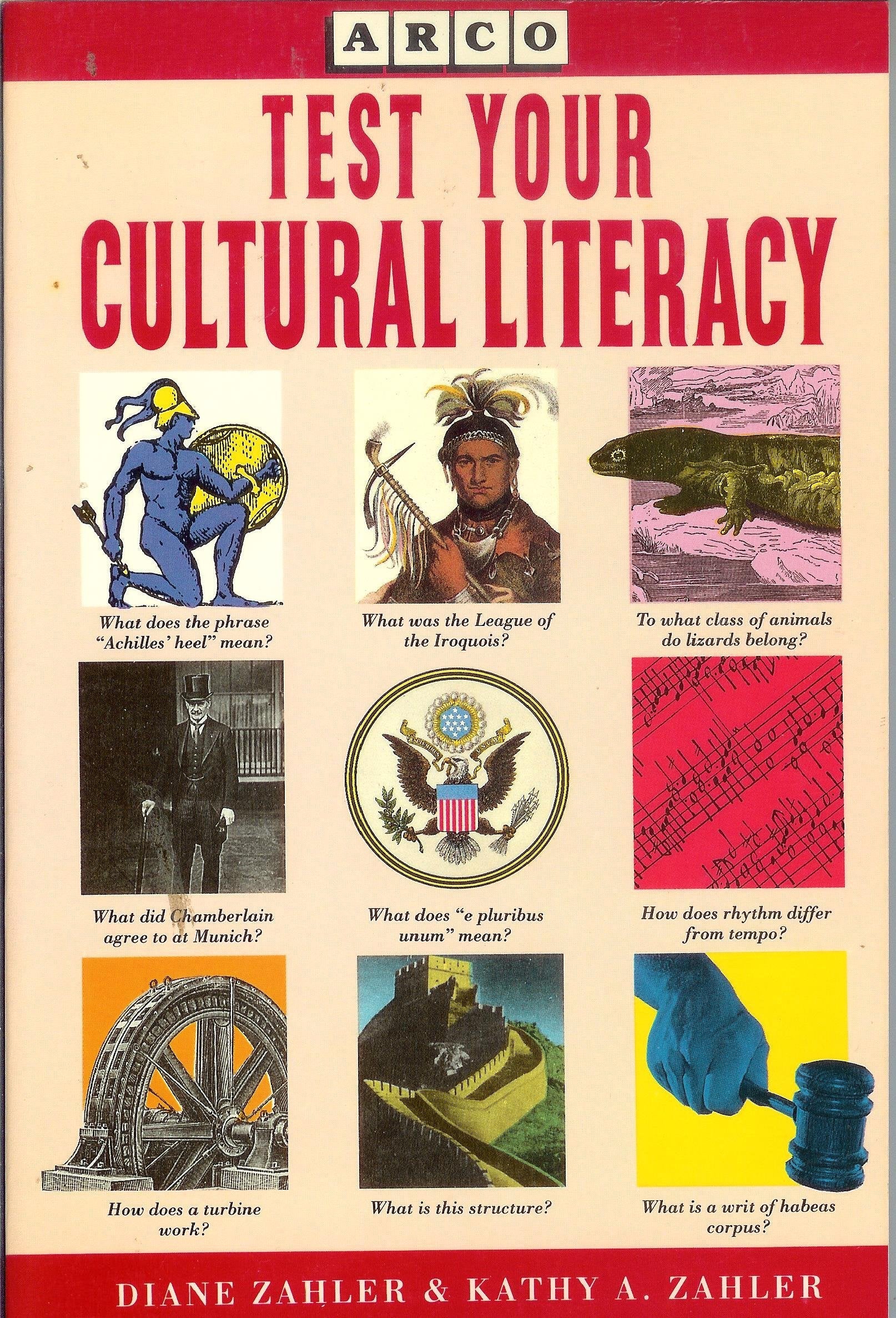 Test Your Cultural Literacy Zahler/Zahler used book depot