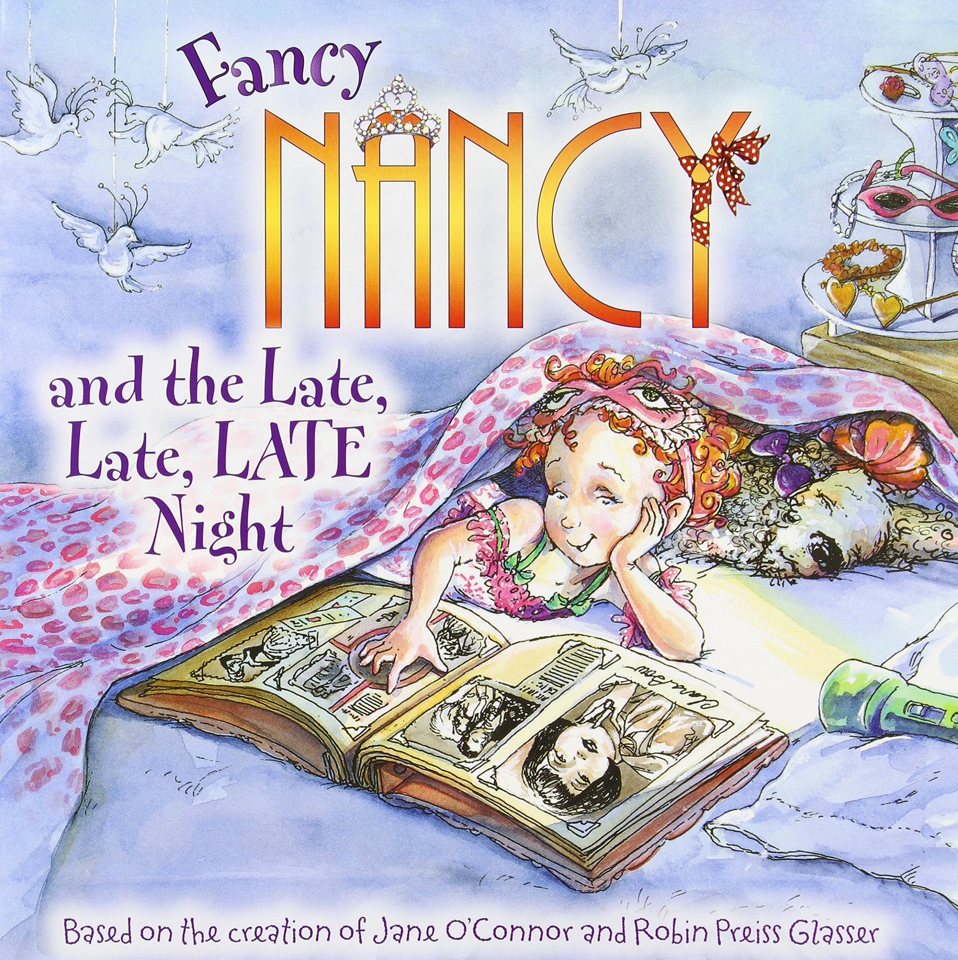 Fancy Nancy and the Late, Late, LATE Night used book depot
