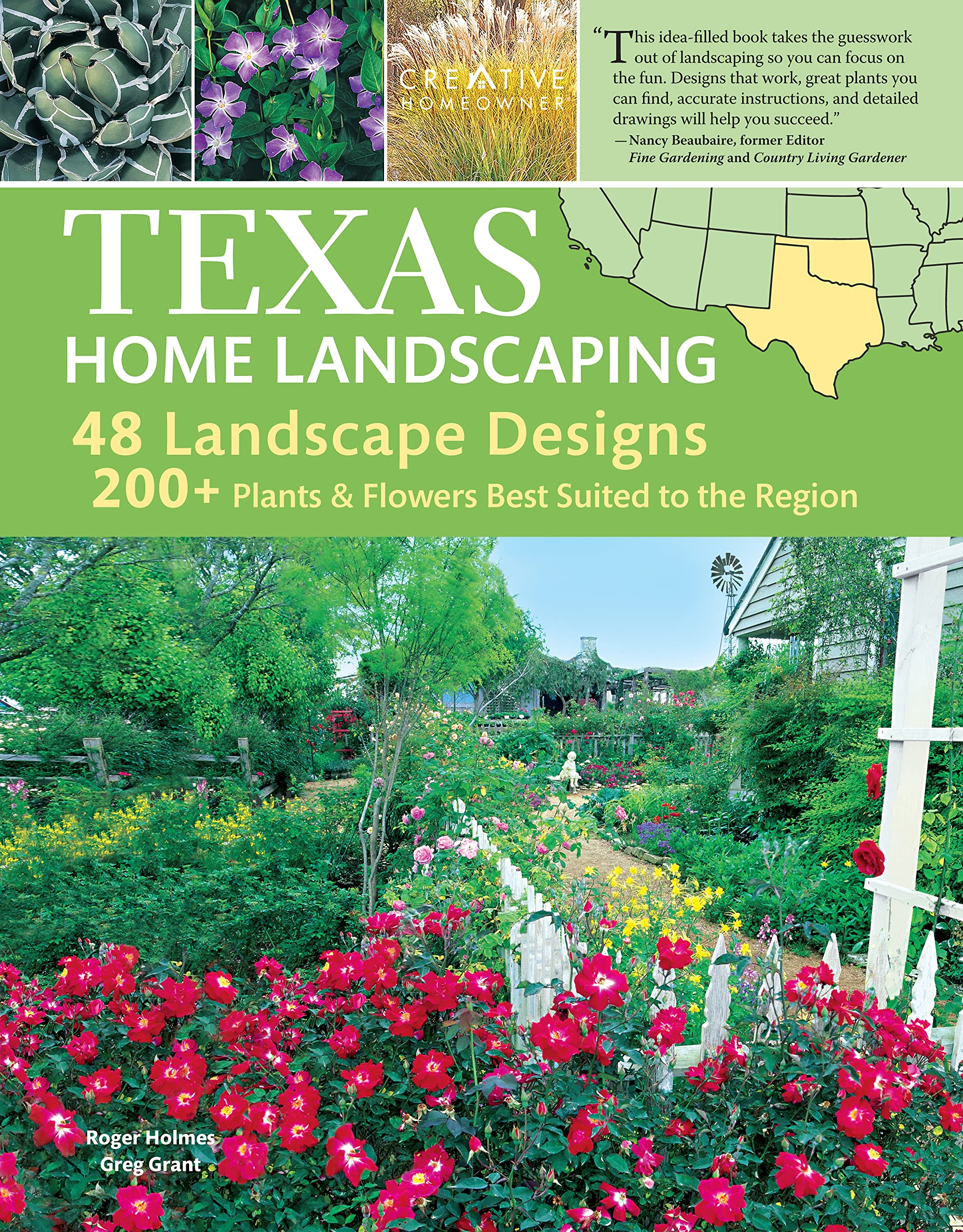 Texas Home Landscaping, 3rd Edition: 48 Landscape Designs, 200+ Plants & Flowers Best Suited to the Region (Creative Homeowner) Gardening Ideas, Plans, and Outdoor DIY Projects for TX and OK used book depot