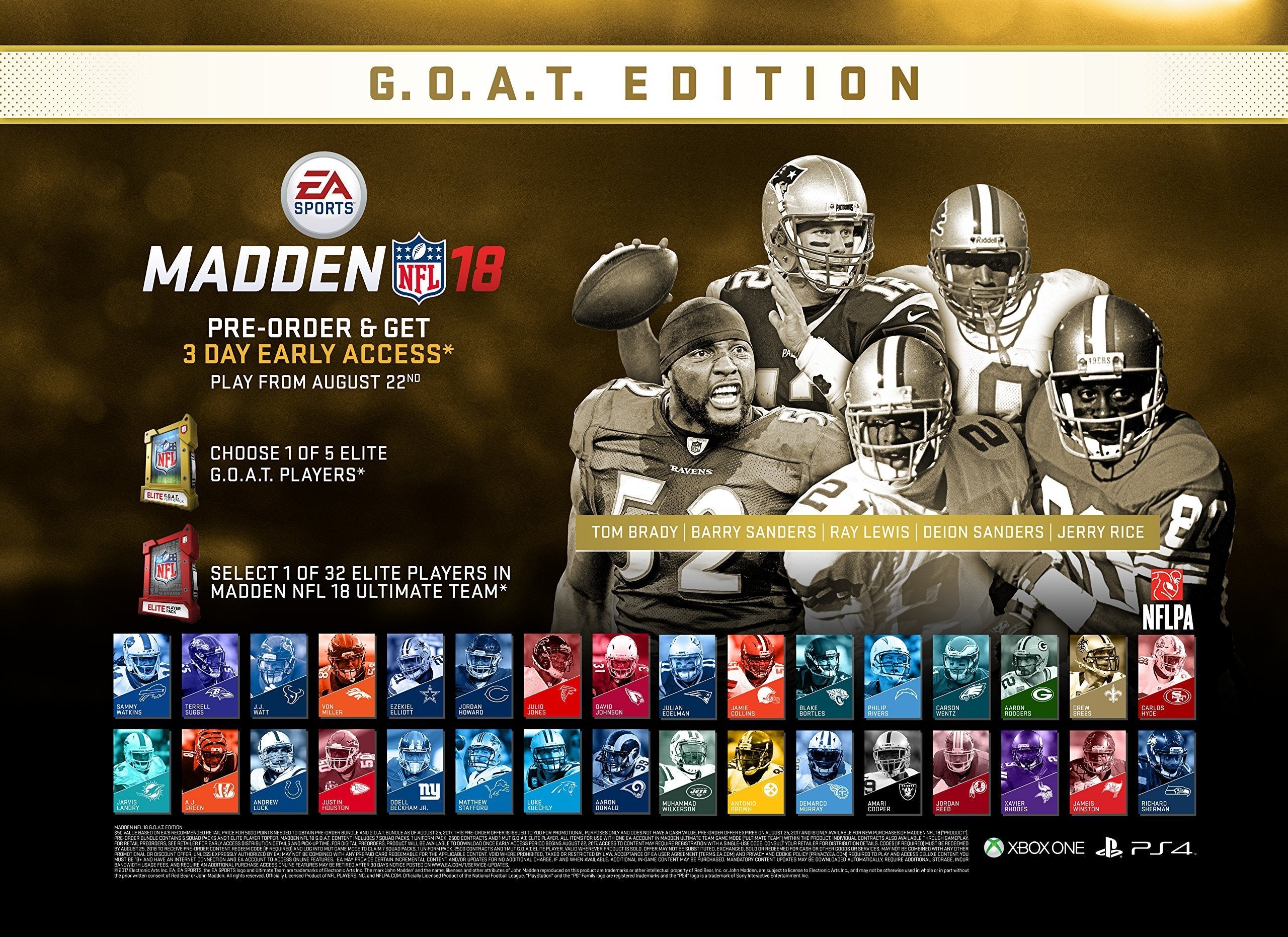 Madden NFL 18: G.O.A.T. Edition - Xbox One used book depot