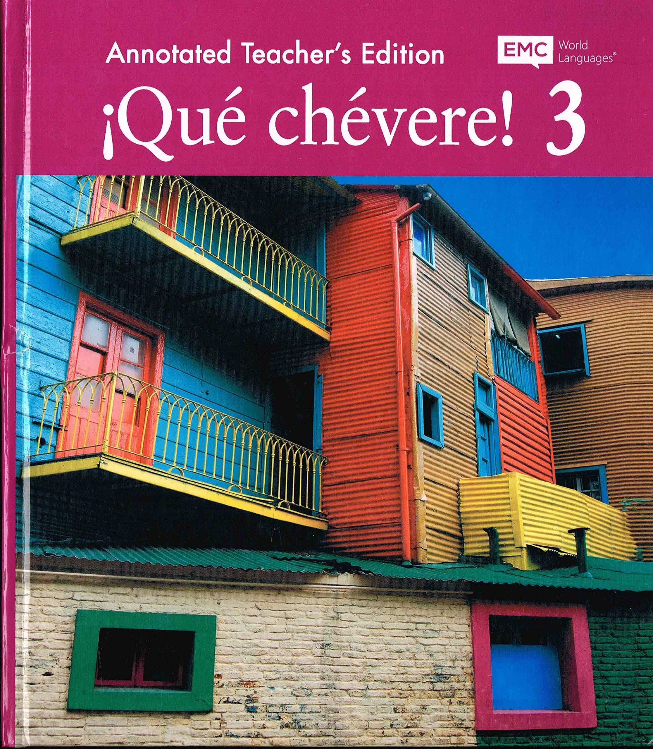 Que chevere 3 Annotated teacher's Edition used book depot