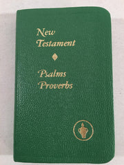 New Testament Psalms Proverbs (Pocket Size Bible) used book depot