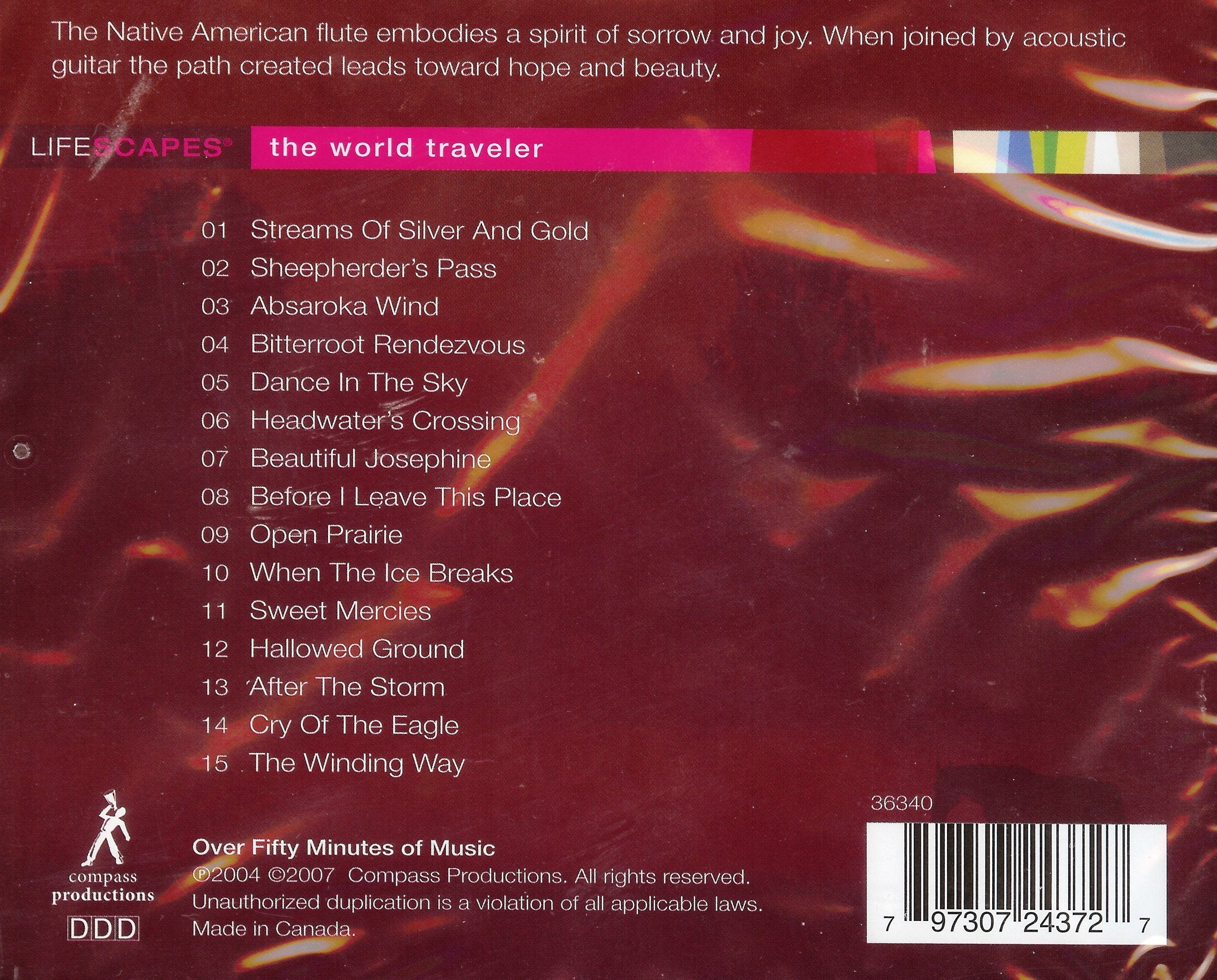 Native American Flute & Guitar: Lifescapes Sacred, Meditative Earth Music used book depot