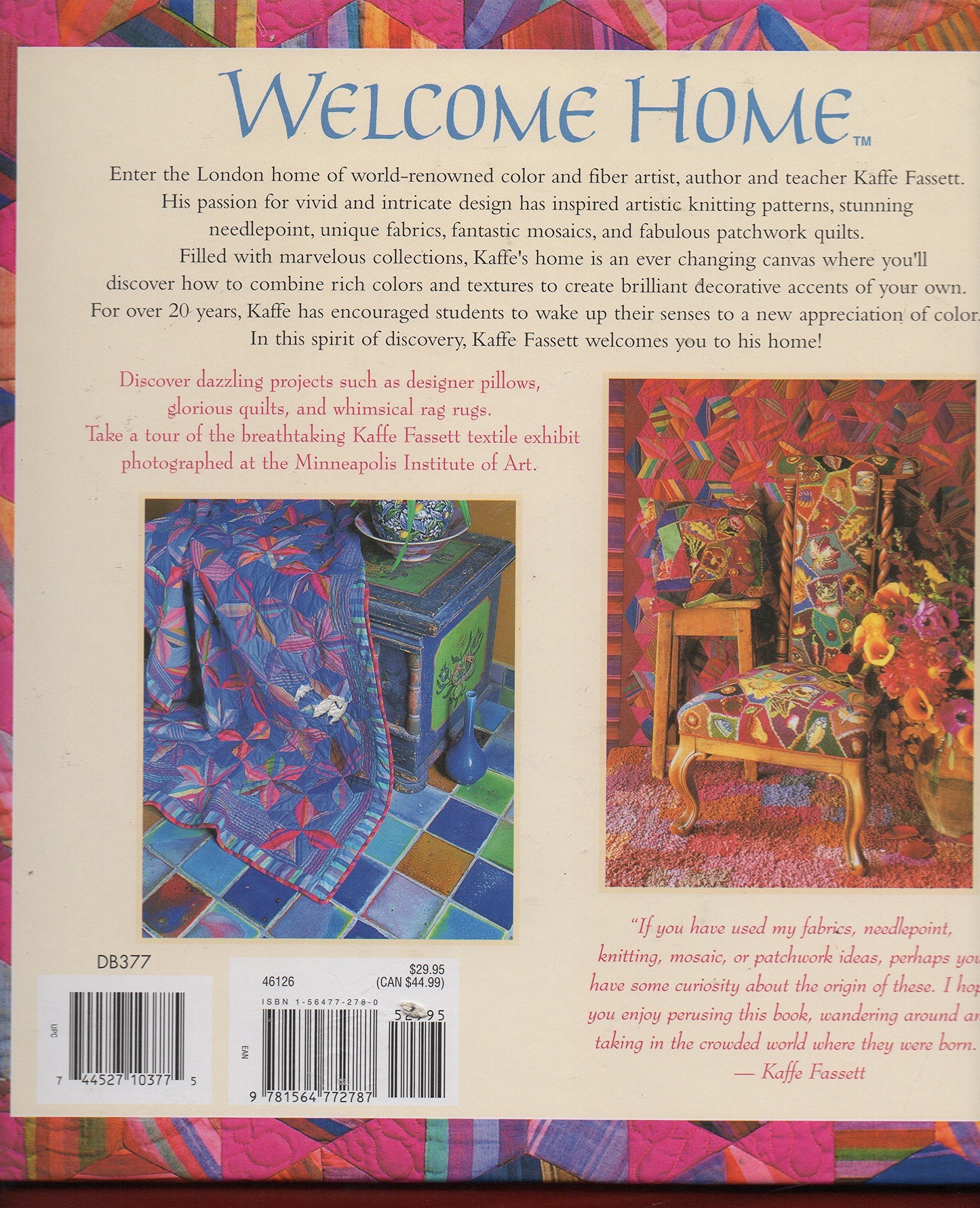Welcome Home: Kaffe Fassett used book depot