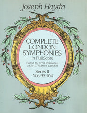 Complete London Symphonies in Full Score: Series II, Nos. 99-104 used book depot