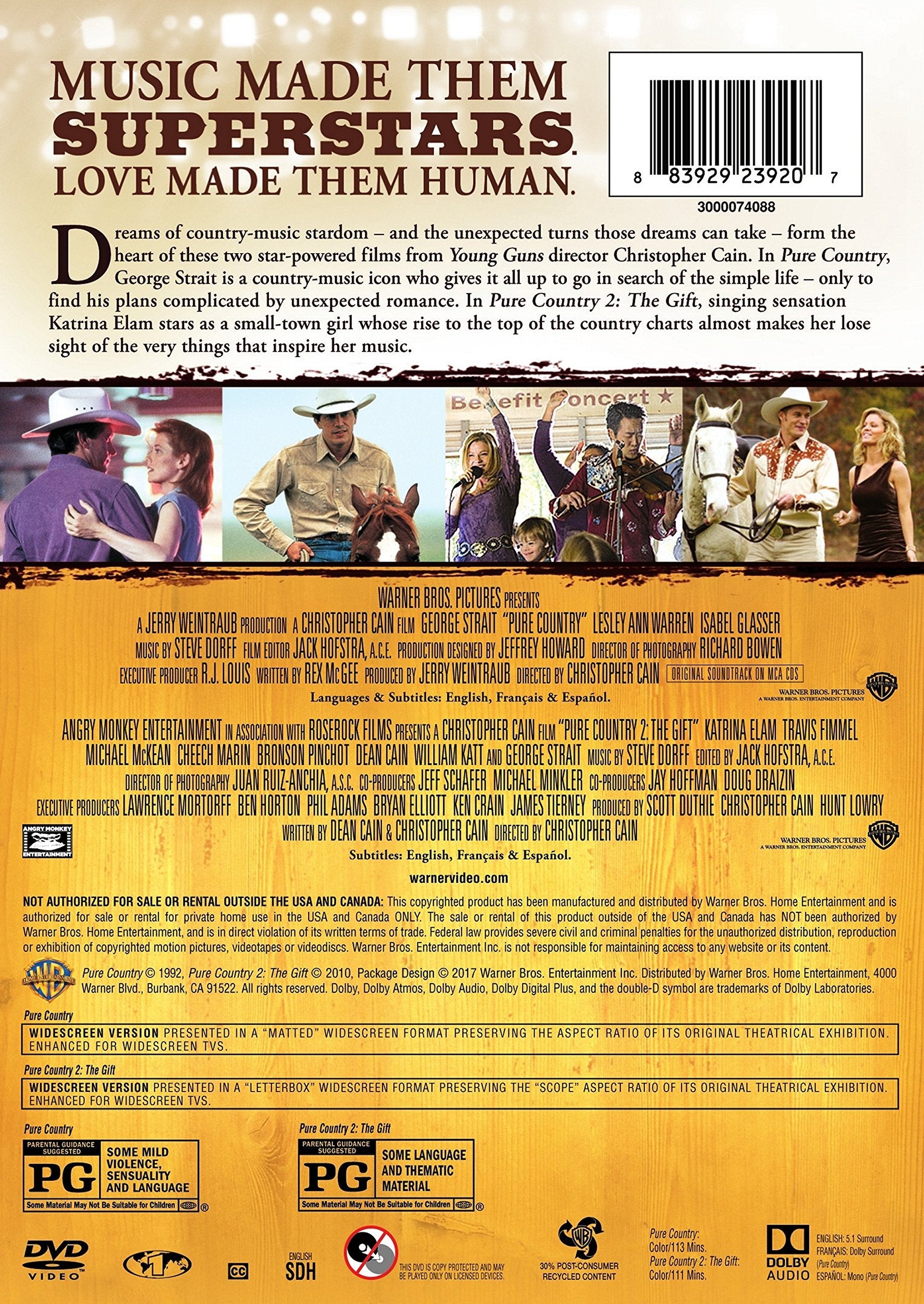 Pure Country 2: The Gift/ Pure Country used book depot