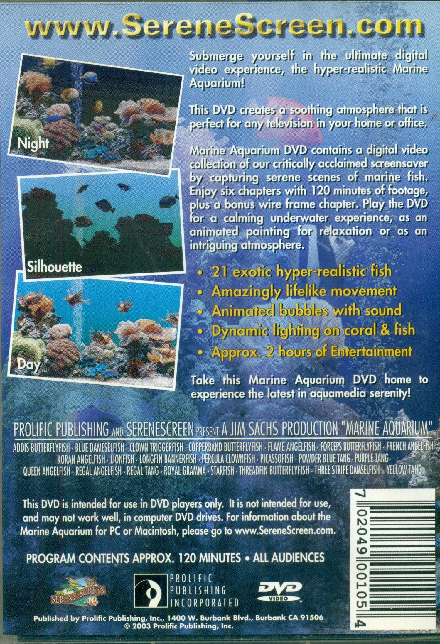 Marine Aquarium the DVD used book depot