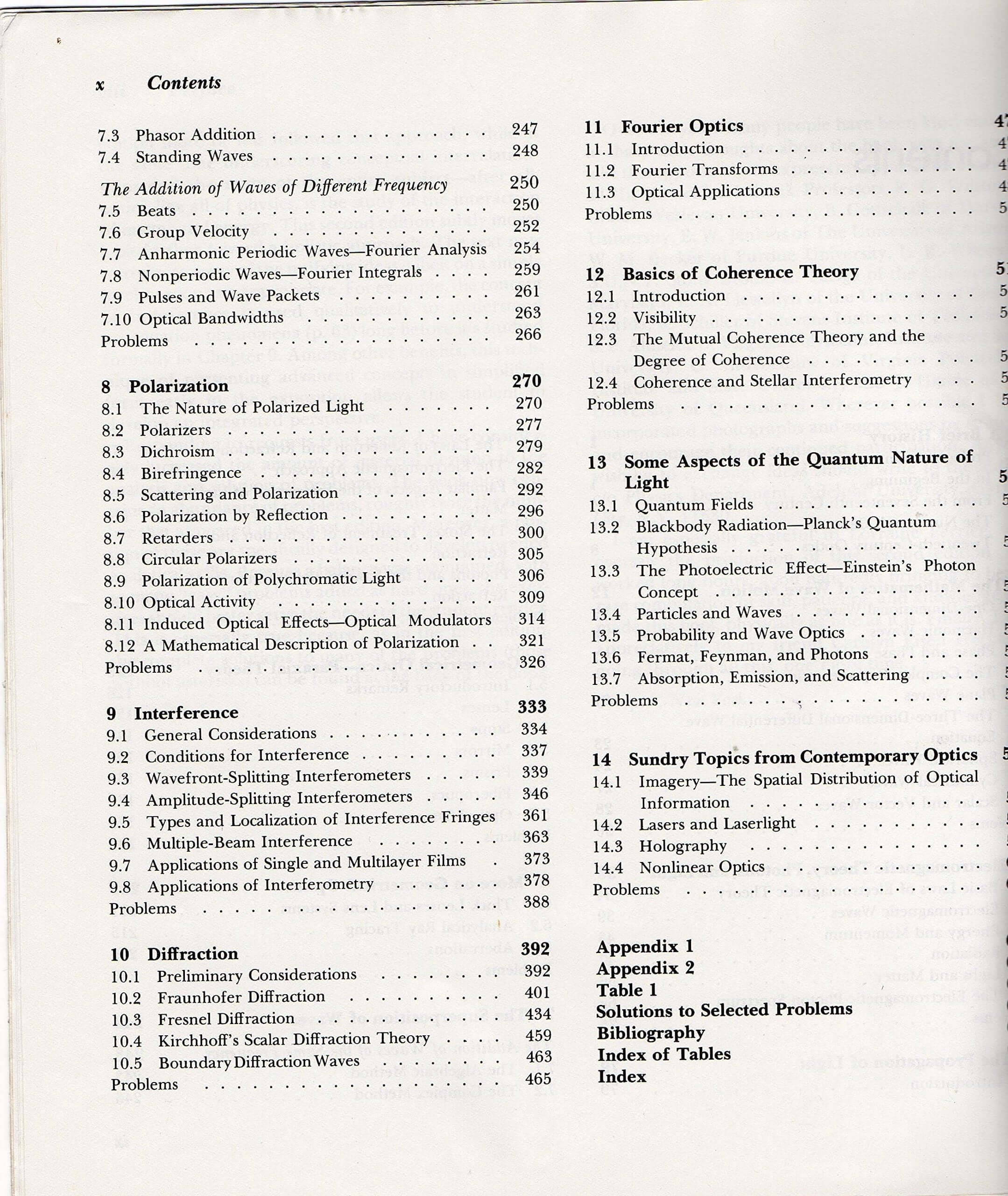 Optics, 2nd Edition used book depot