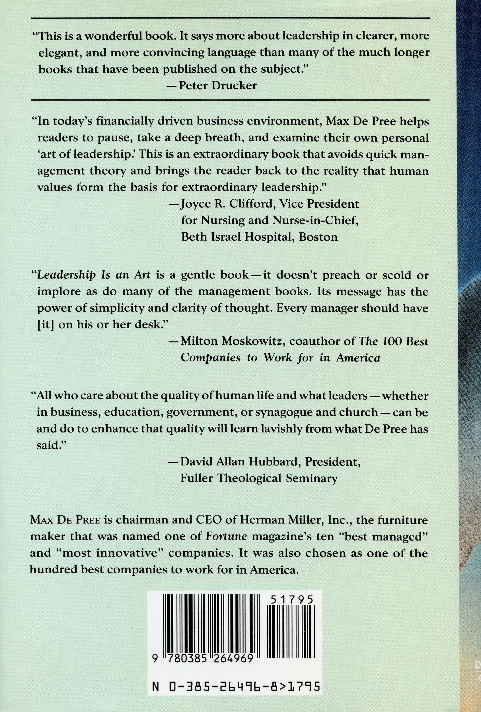 Leadership Is an Art used book depot