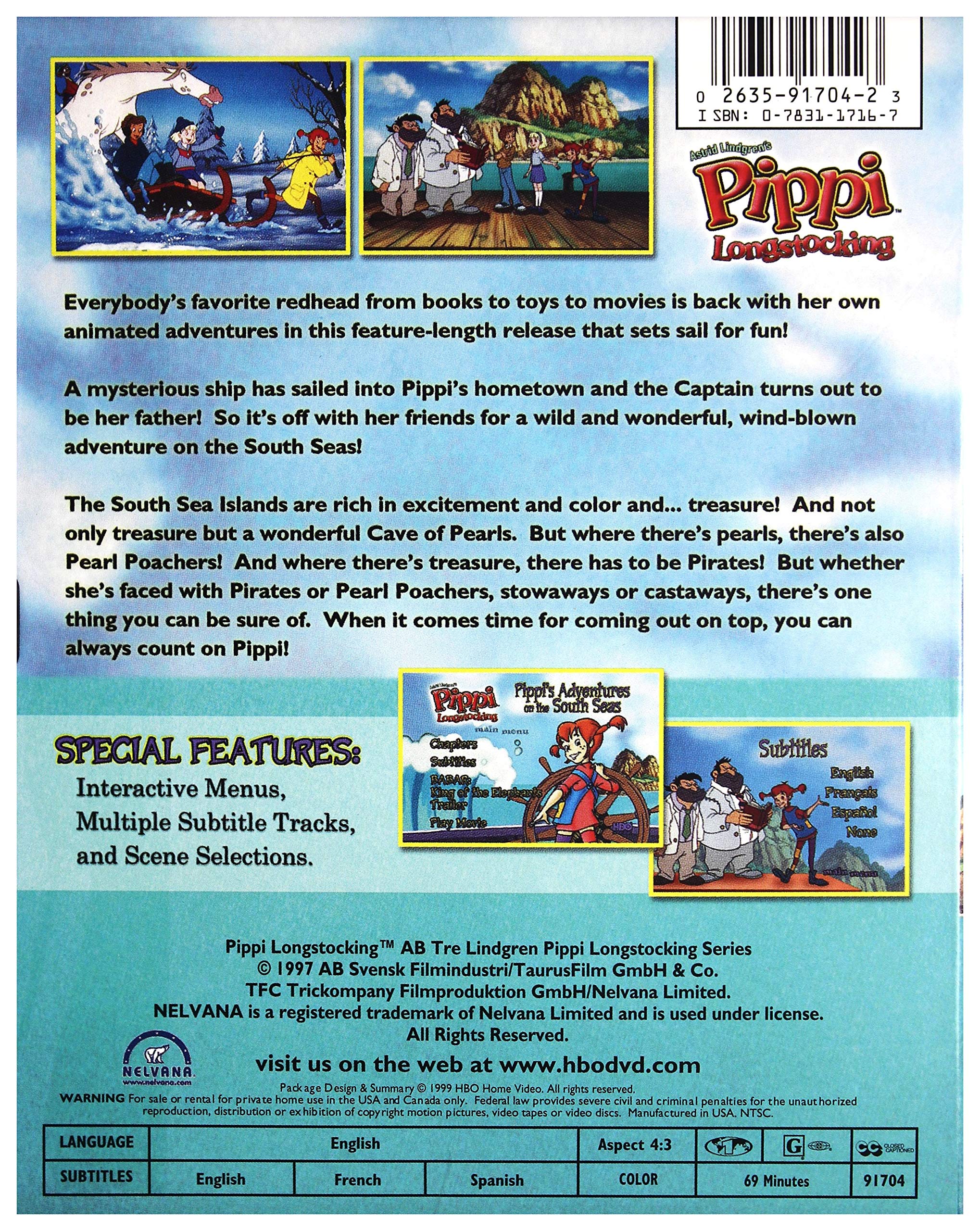 Pippi Longstocking: Pippi's Adventures on the South Seas used book depot