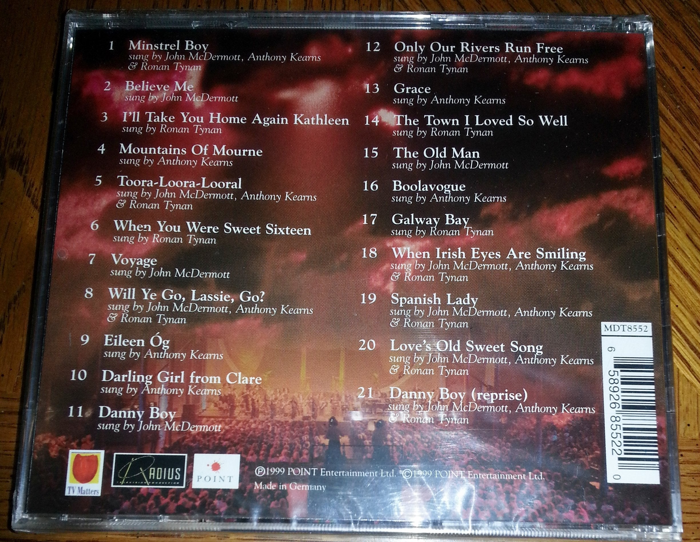 The Irish Tenors / McNamara, McDermott, Kearns, Tynan used book depot
