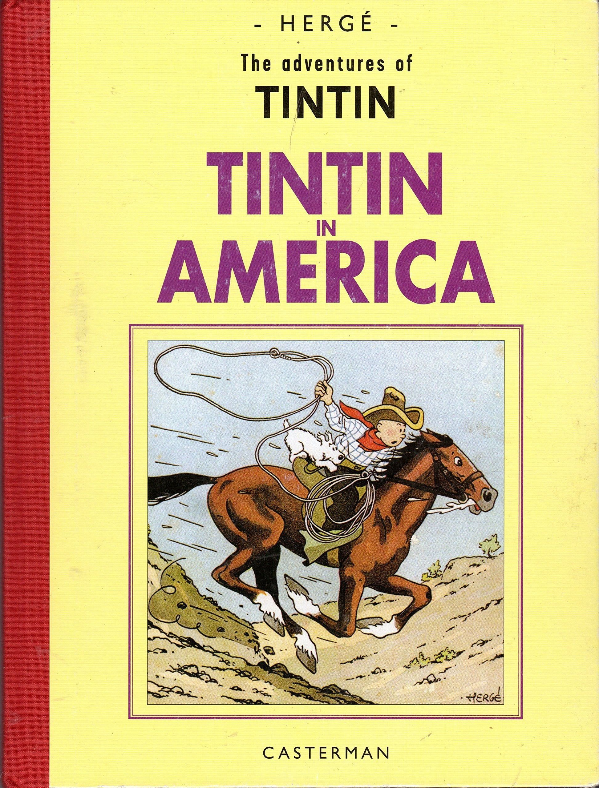 Tintin in America-The Adventures of Tintin used book depot