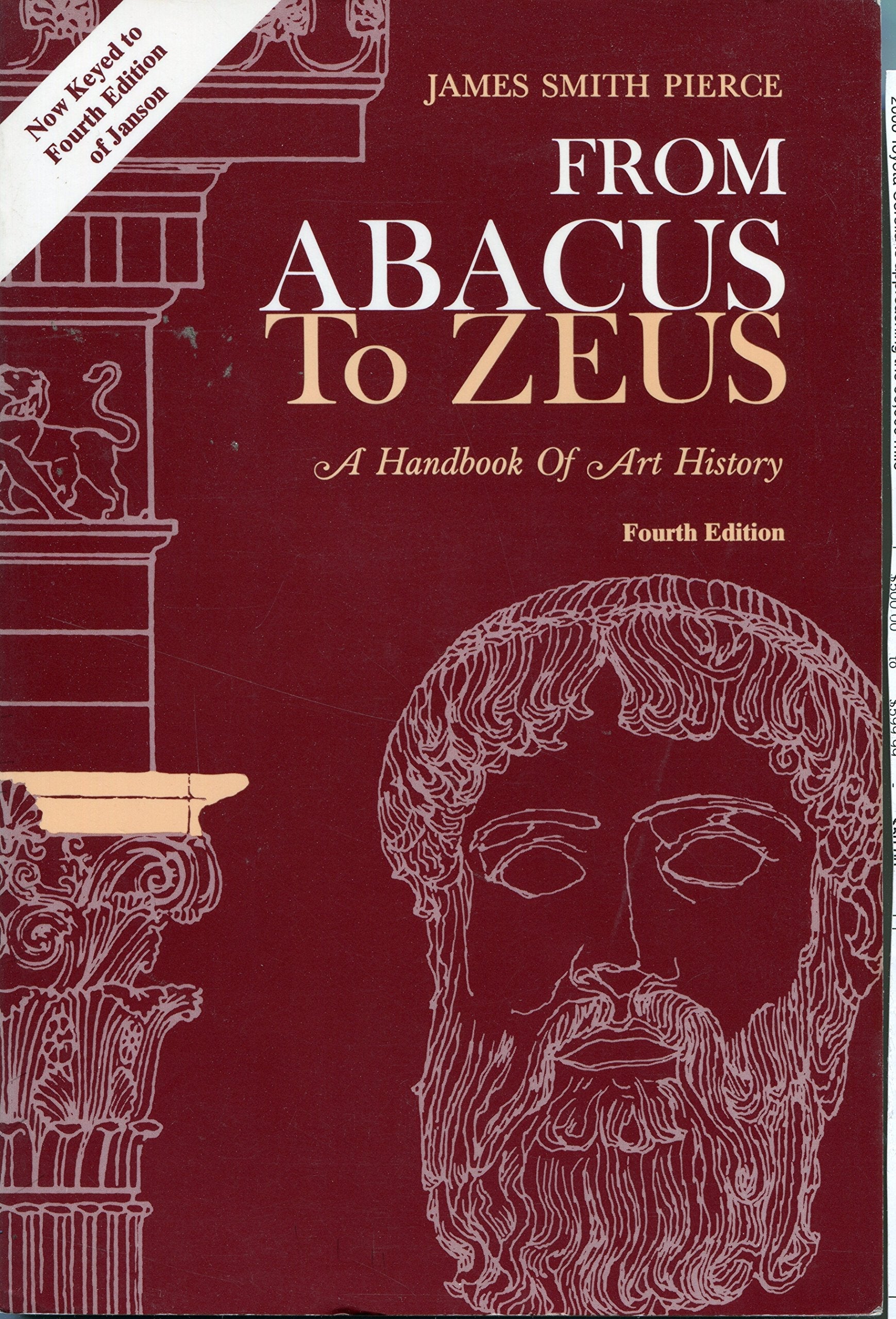 From Abacus to Zeus: A Handbook of Art History used book depot