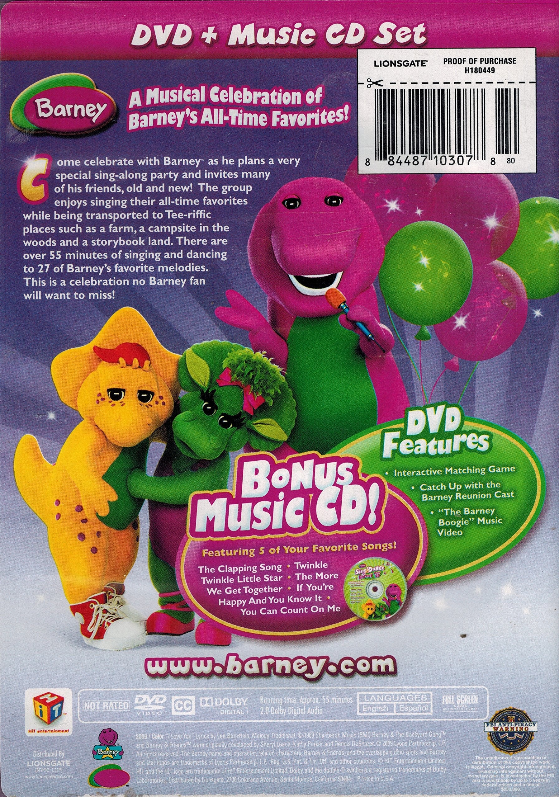 Sing & Dance With Barney used book depot