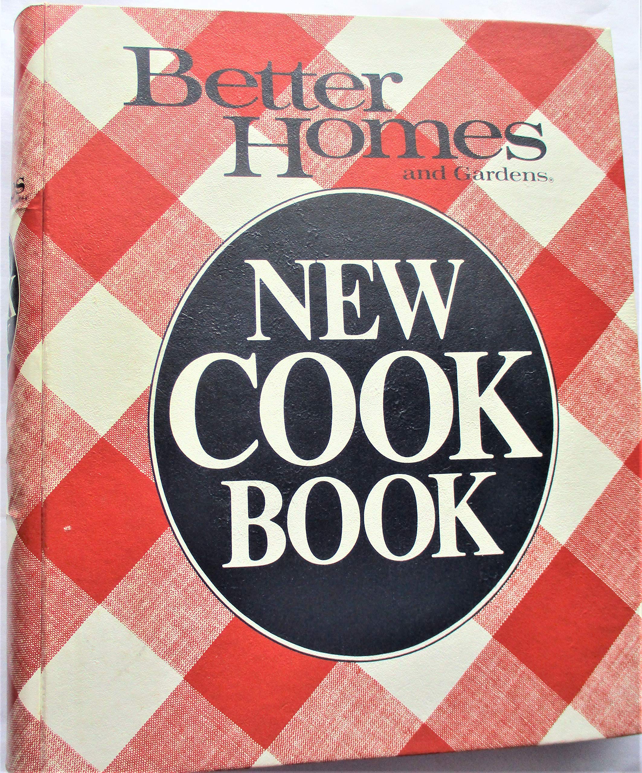 Better Homes and Gardens NEW Cook Book 1981 Red Plaid Ring Binder used book depot
