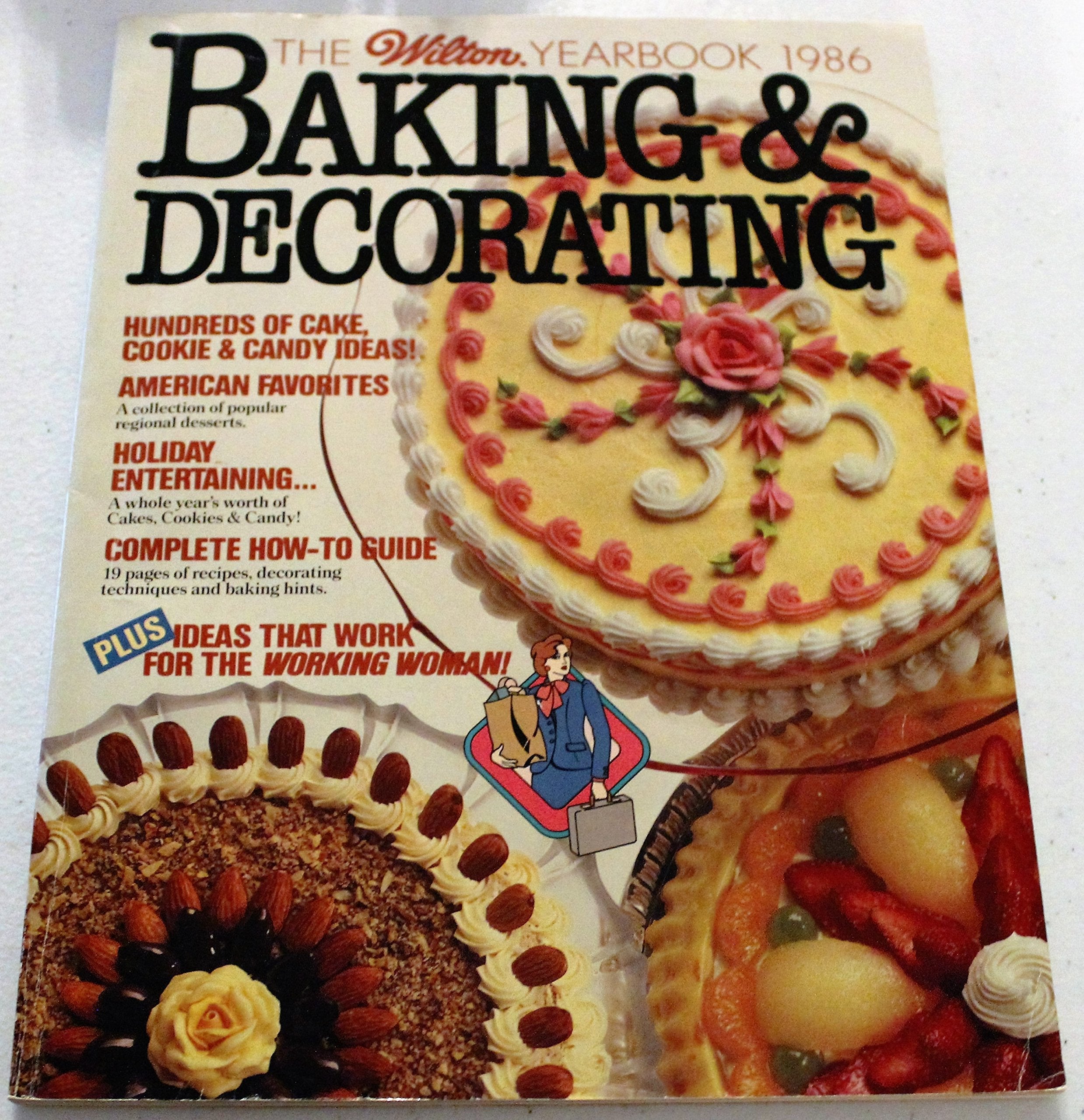 Wilton Yearbook of Baking & Cake Decorating 1986 used book depot