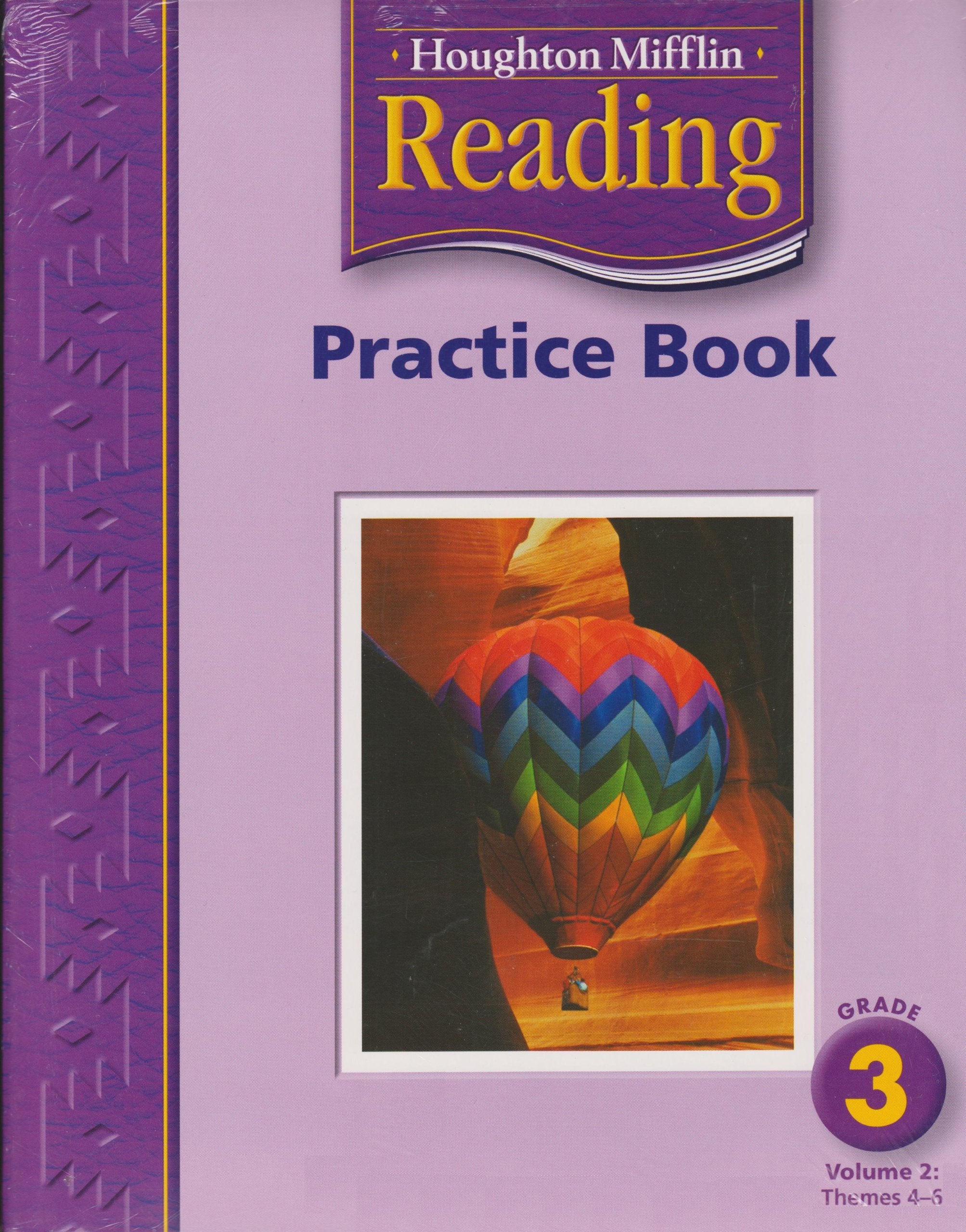 Houghton Mifflin Reading Practice Book, Grade 3 Volumes 1 & 2 used book depot