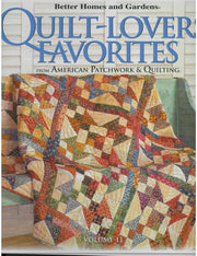 Better Homes and Gardens Quilt Lovers Favorites Vol 11 (Volume 11) used book depot