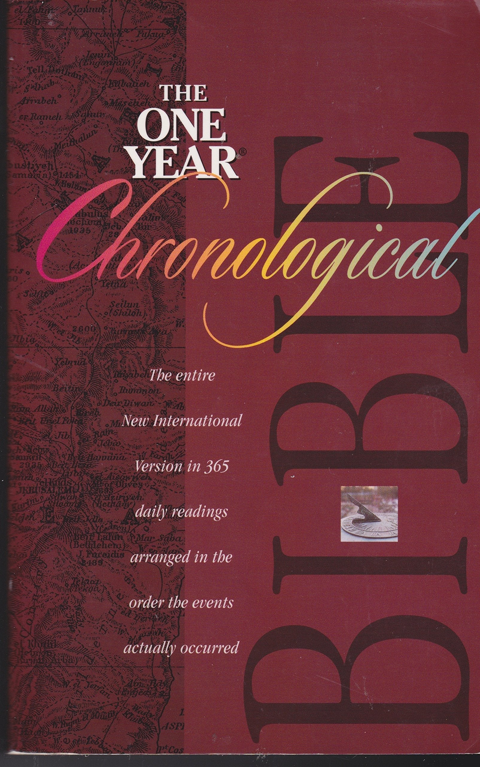 The One Year Chronological Bible [NIV] used book depot
