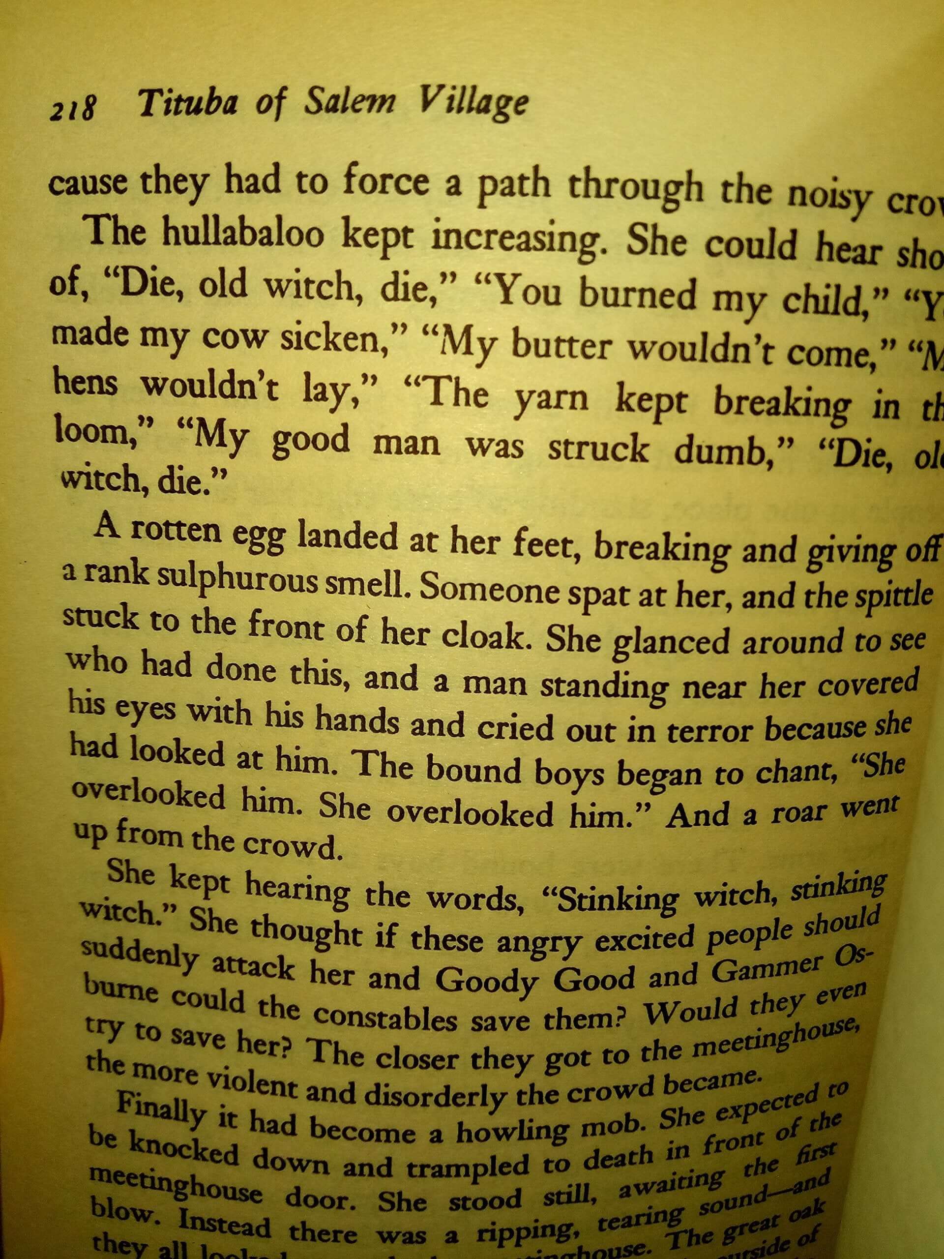 Tituba of Salem Village used book depot