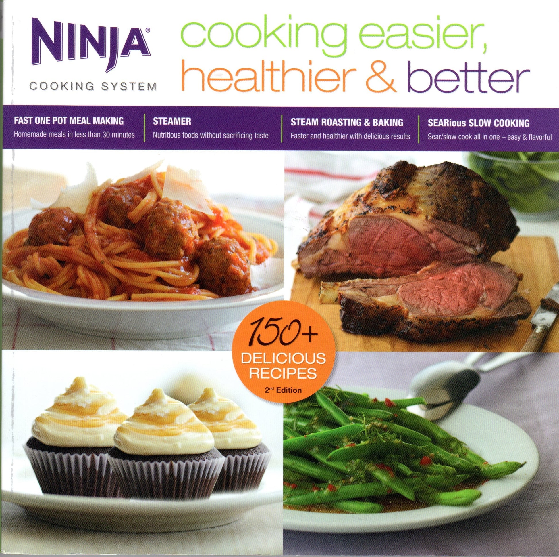 Ninja Cooking System: Cooking Easier, Healthier and Better used book depot