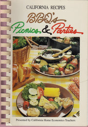 California Recipes: BBQ's Picnics & Parties used book depot