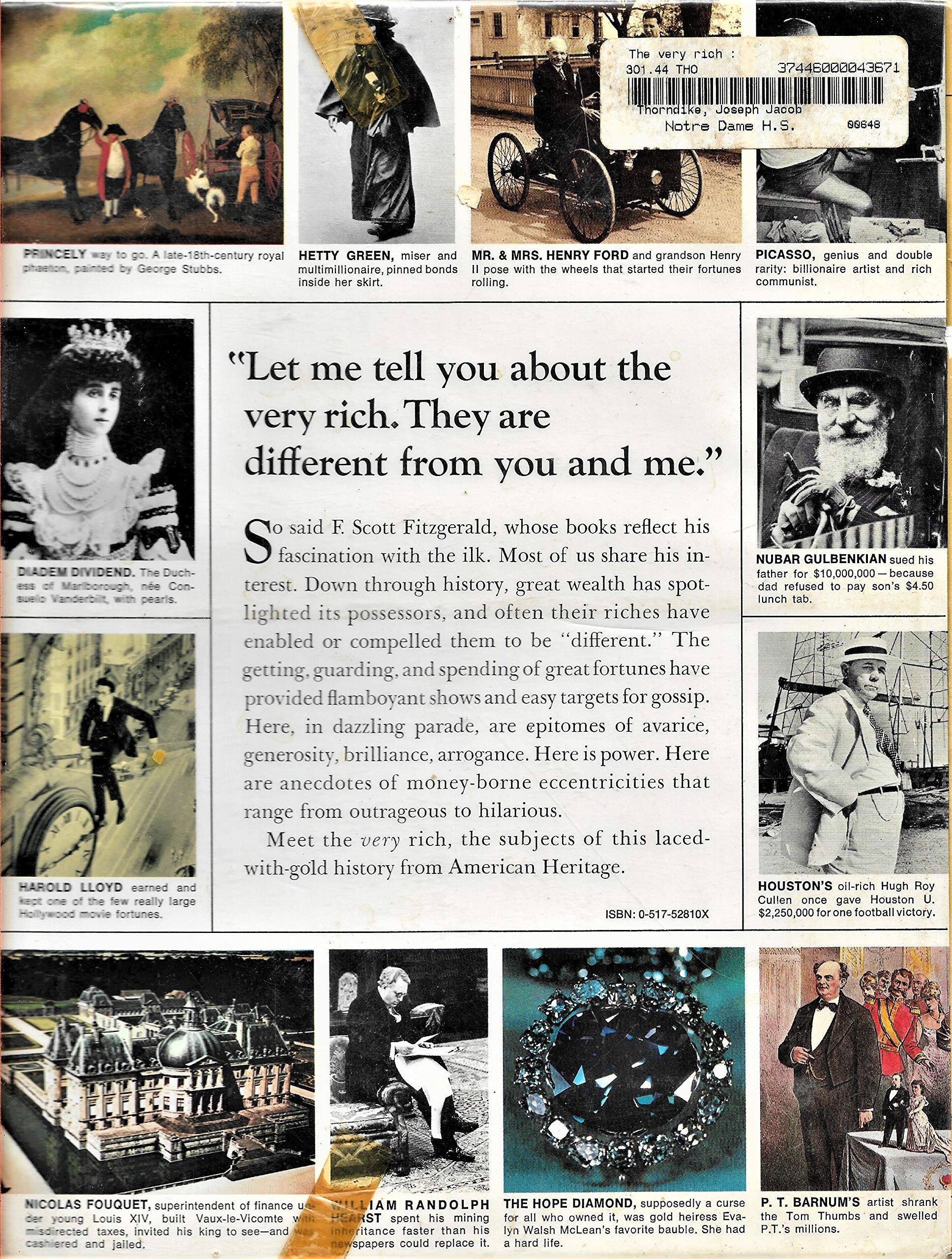 The Very Rich: A History of Wealth used book depot